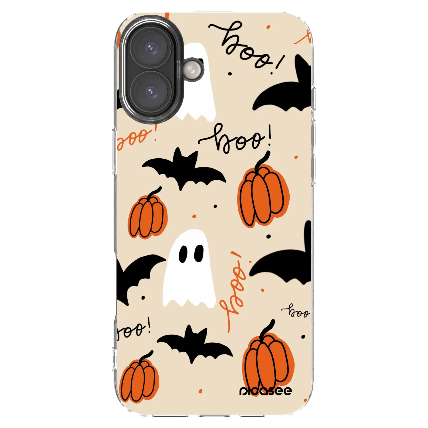 Picasee silikonowe przeźroczyste etui na Apple iPhone 16 Plus - Halloween 26