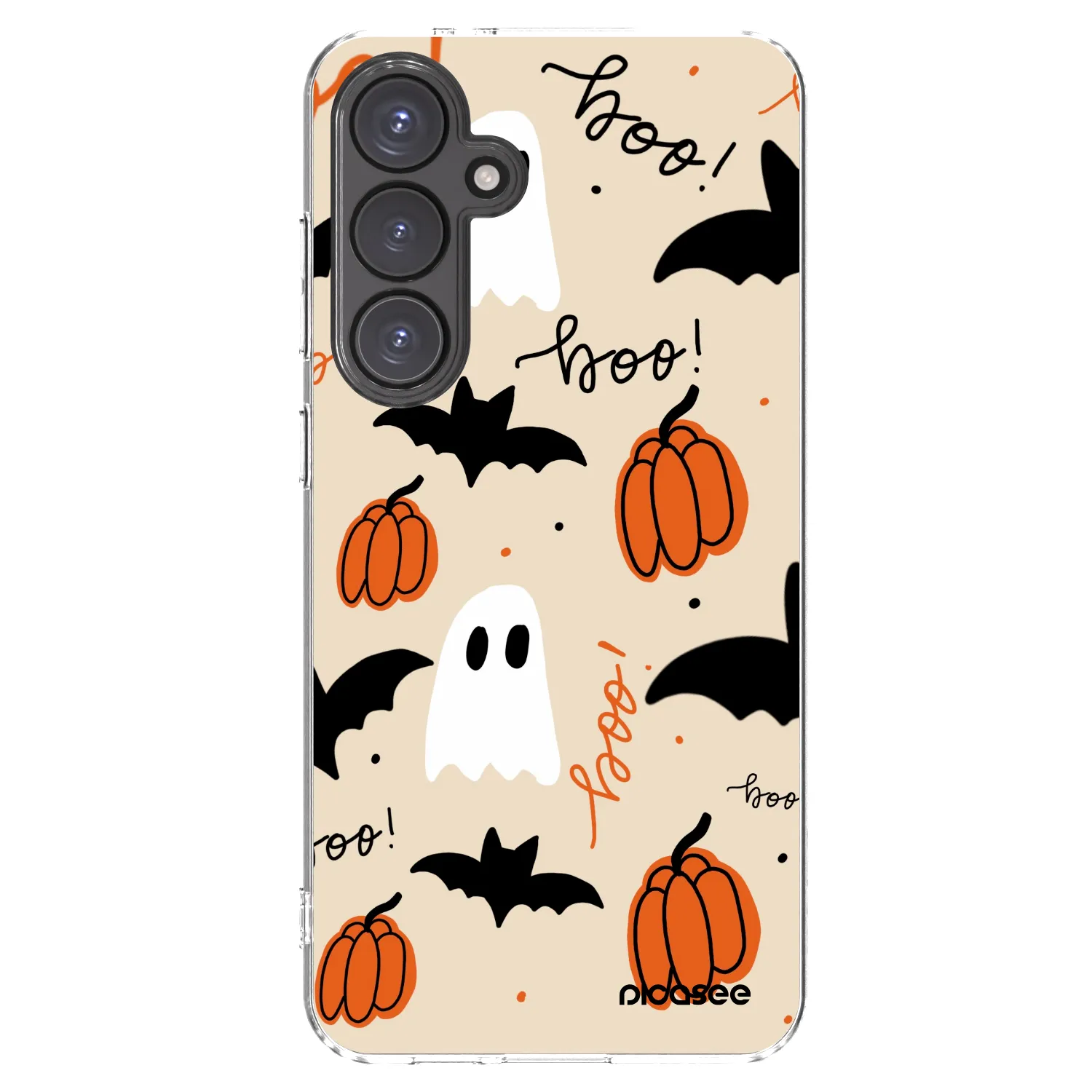 Picasee silikonowe przeźroczyste etui na Samsung Galaxy S24 FE S721B - Halloween 26
