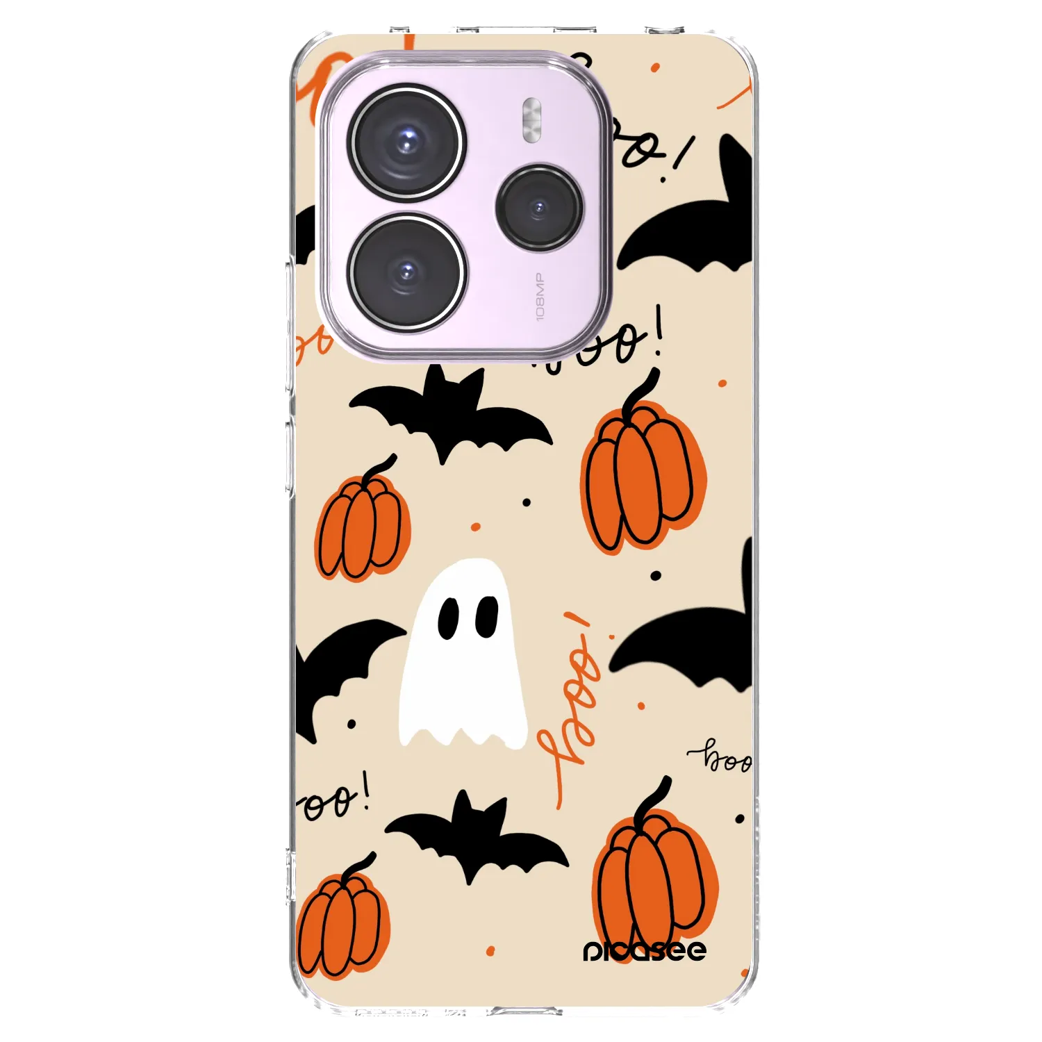 Picasee silikonowe przeźroczyste etui na Xiaomi Redmi Note 14 5G - Halloween 26