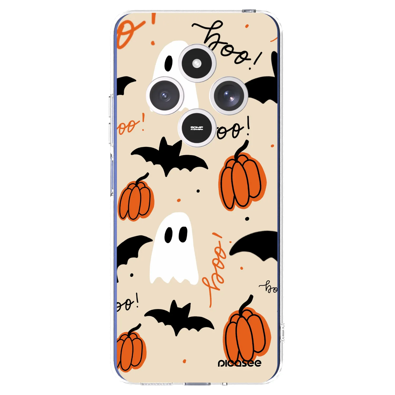 Picasee silikonowe przeźroczyste etui na Xiaomi Redmi 14C - Halloween 26
