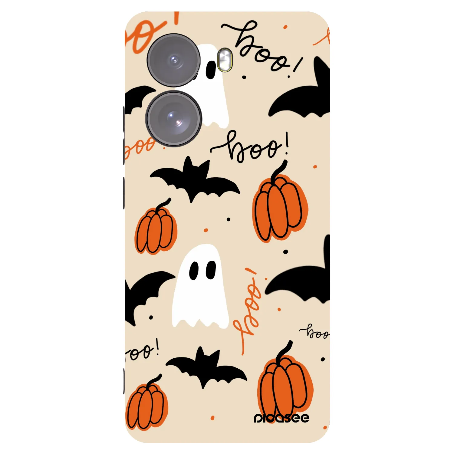 Picasee silikonowe czarne etui na Xiaomi Poco X7 - Halloween 26