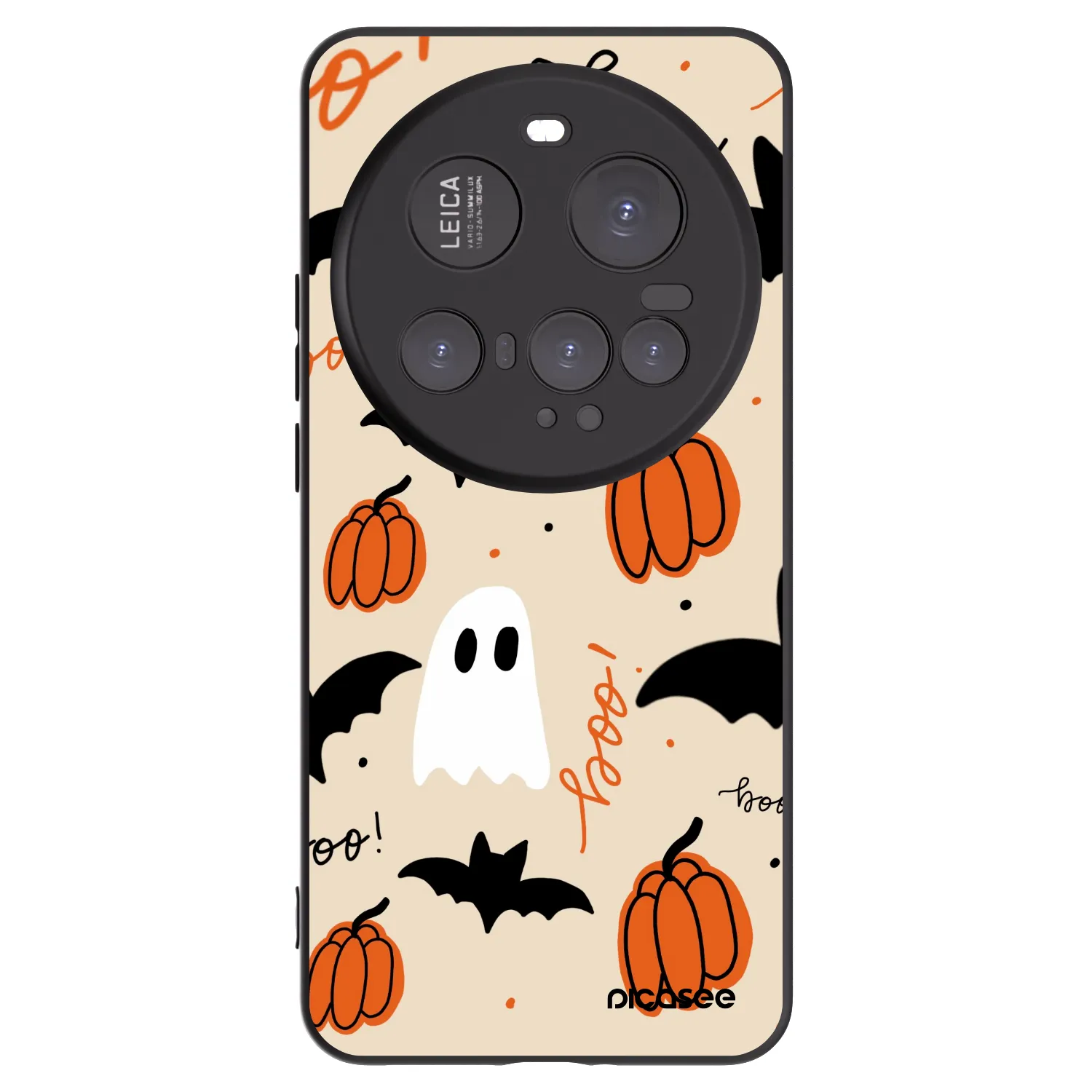 Picasee silikonowe czarne etui na Xiaomi 15 Ultra - Halloween 26