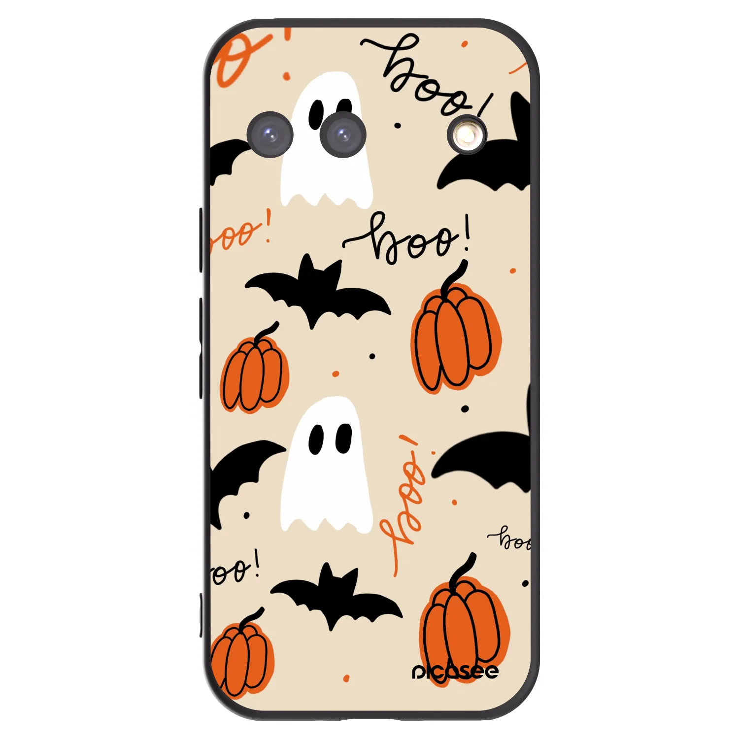 Picasee silikonowe czarne etui na Google Pixel 9 - Halloween 26
