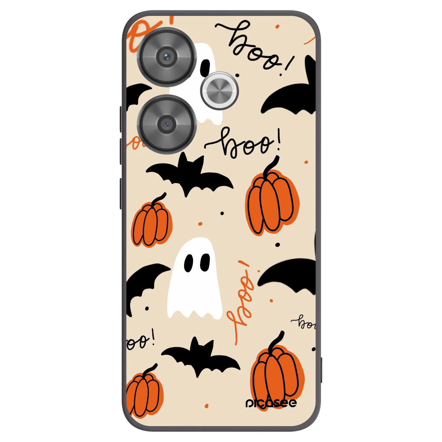 Picasee silikonowe czarne etui na Xiaomi Poco F6 - Halloween 26