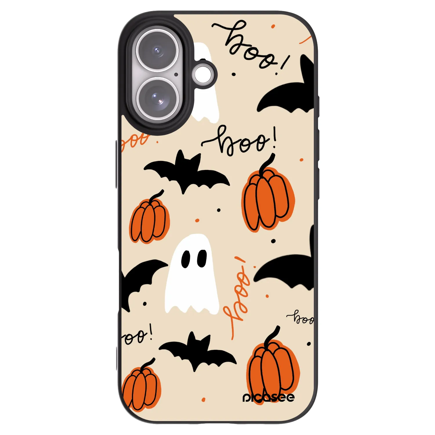 Picasee silikonowe czarne etui na Apple iPhone 17 - Halloween 26