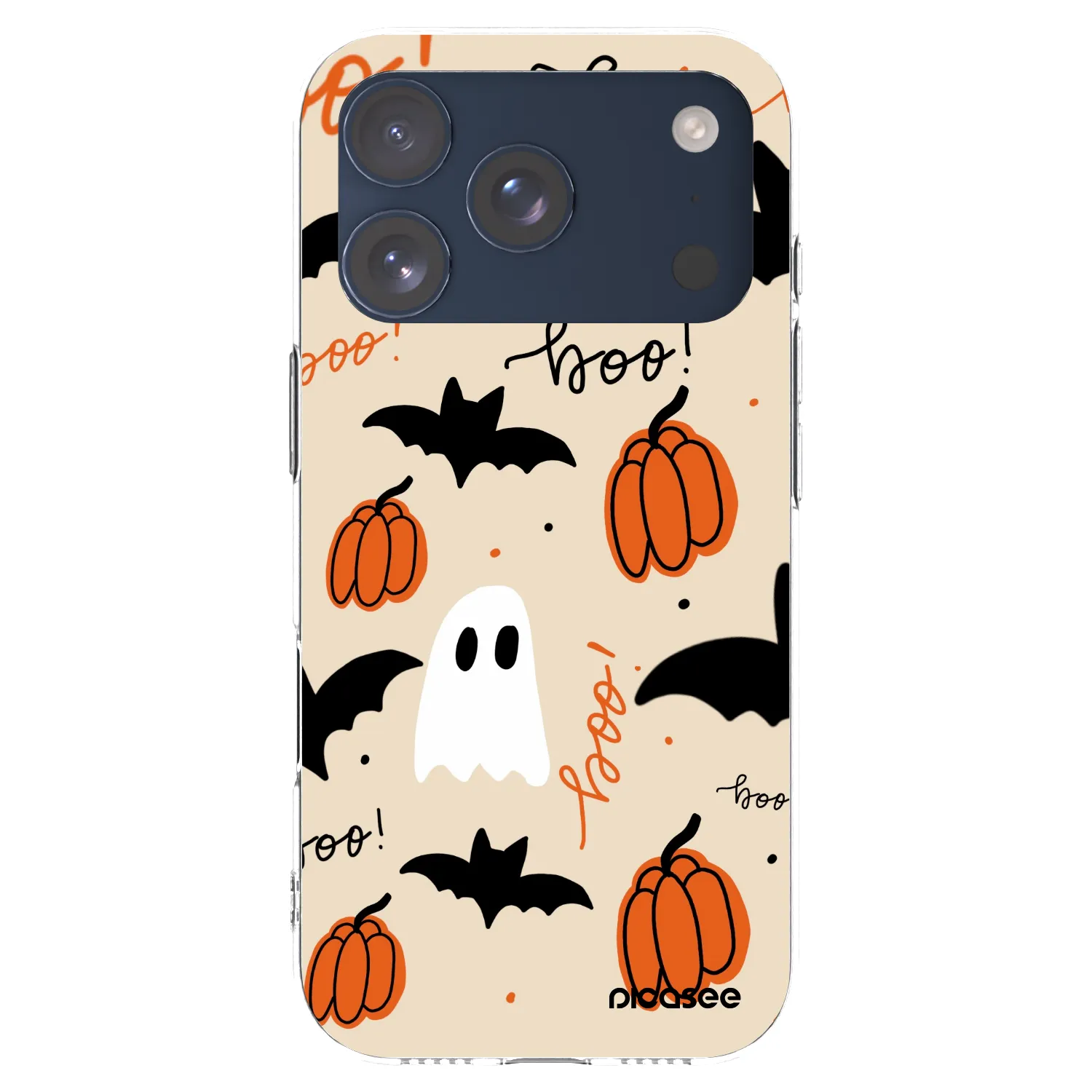 Picasee silikonowe przeźroczyste etui na Apple iPhone 17 Pro - Halloween 26