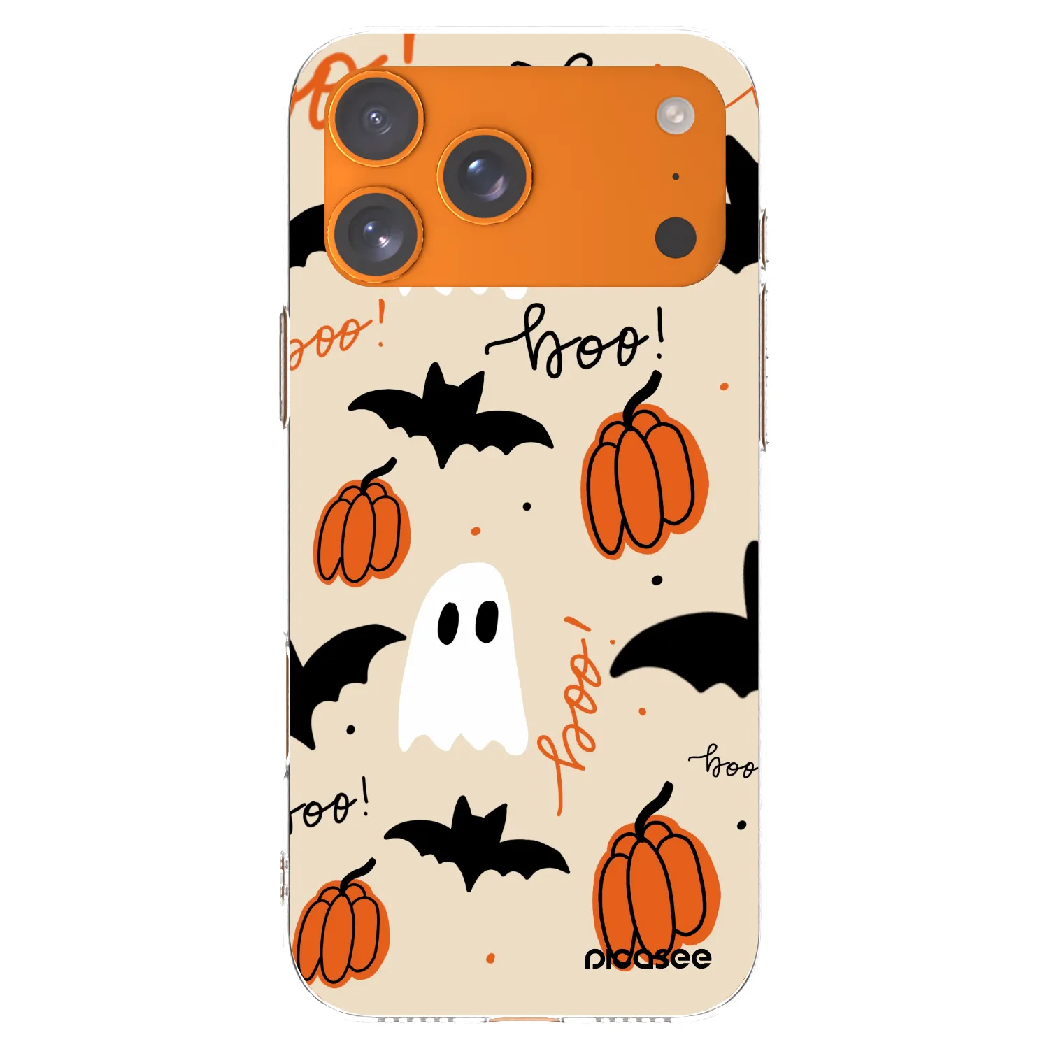 Picasee silikonowe przeźroczyste etui na Apple iPhone 17 Pro Max - Halloween 26