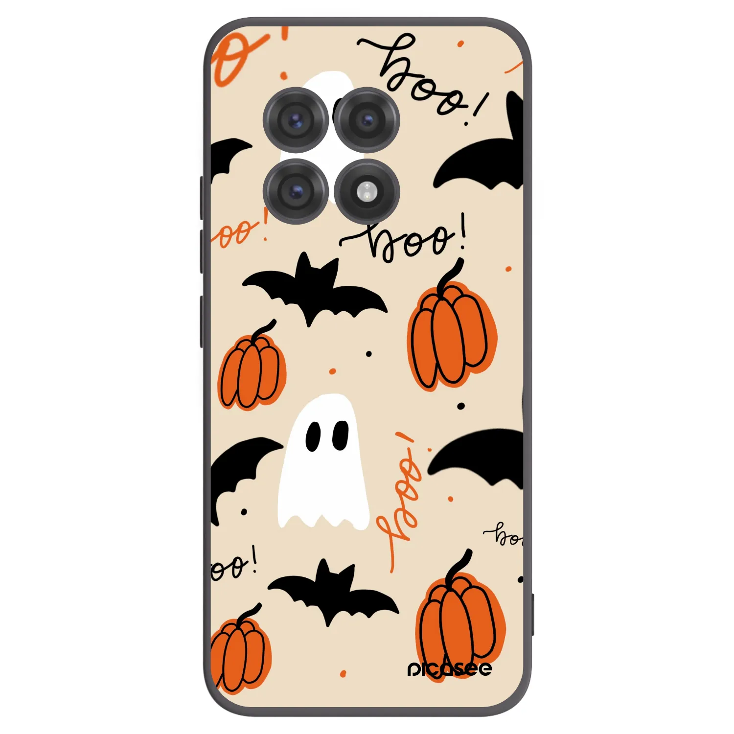 Picasee silikonowe czarne etui na OnePlus 13R 5G - Halloween 26