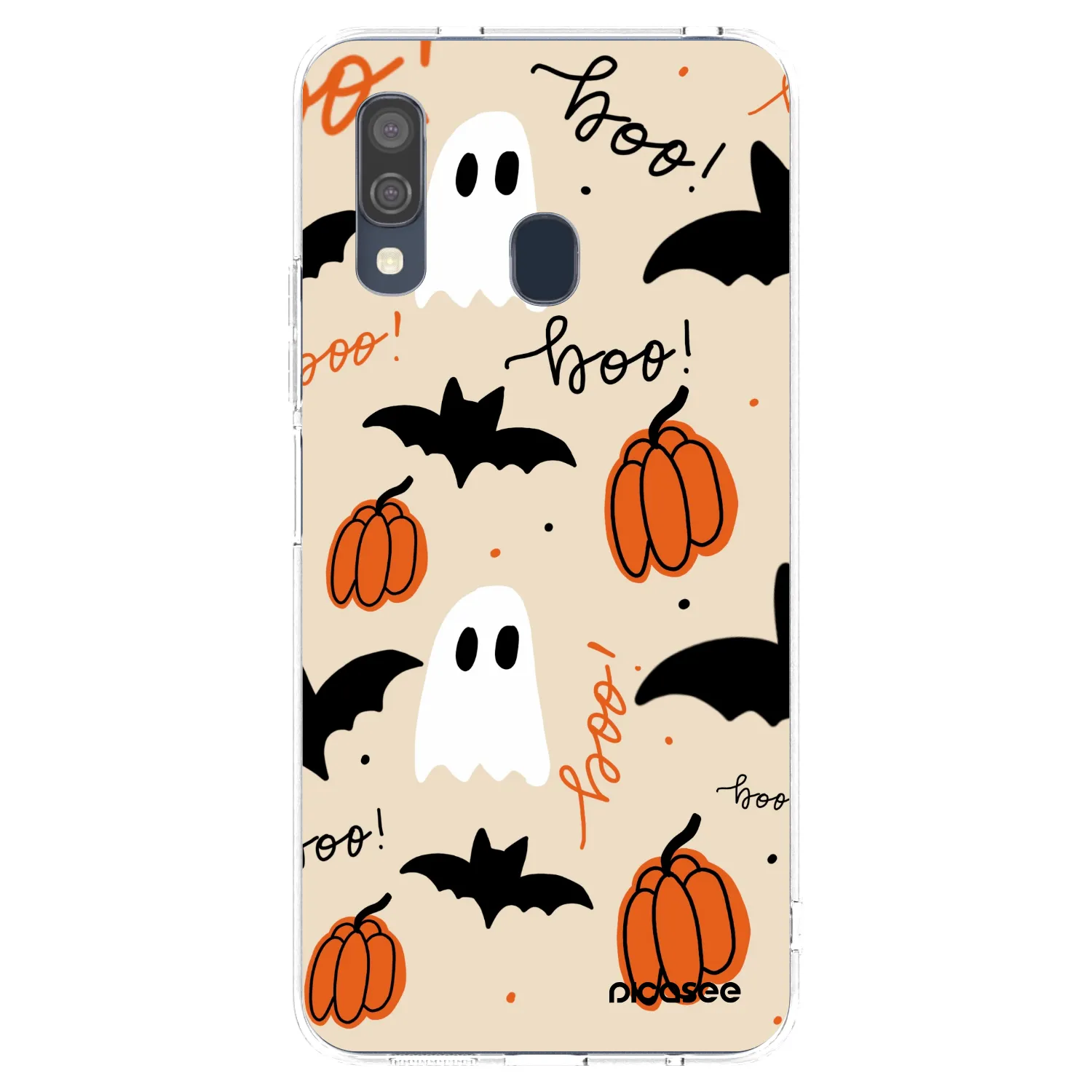 Picasee silikonowe przeźroczyste etui na Samsung Galaxy A40 A405F - Halloween 26