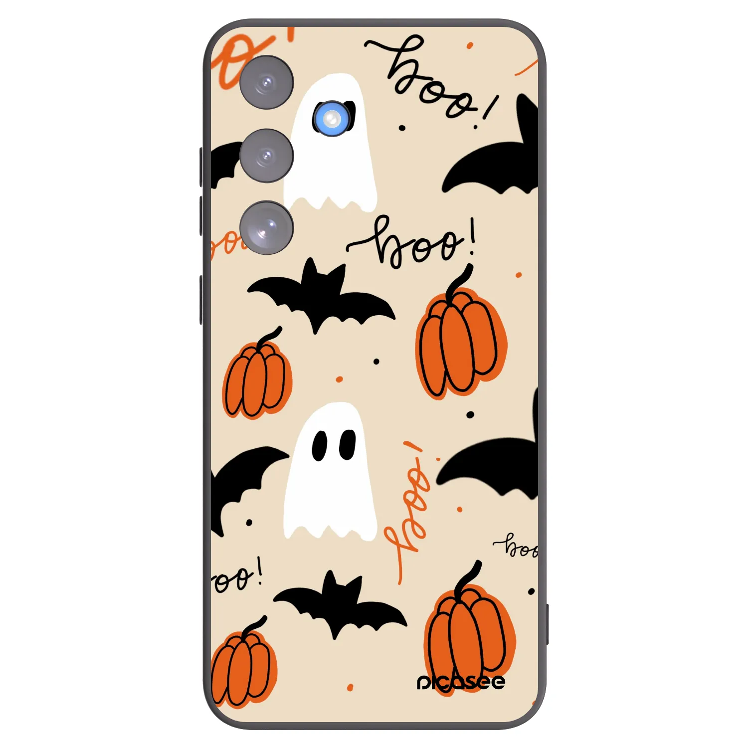 Picasee silikonowe czarne etui na Samsung Galaxy S25 FE 5G - Halloween 26