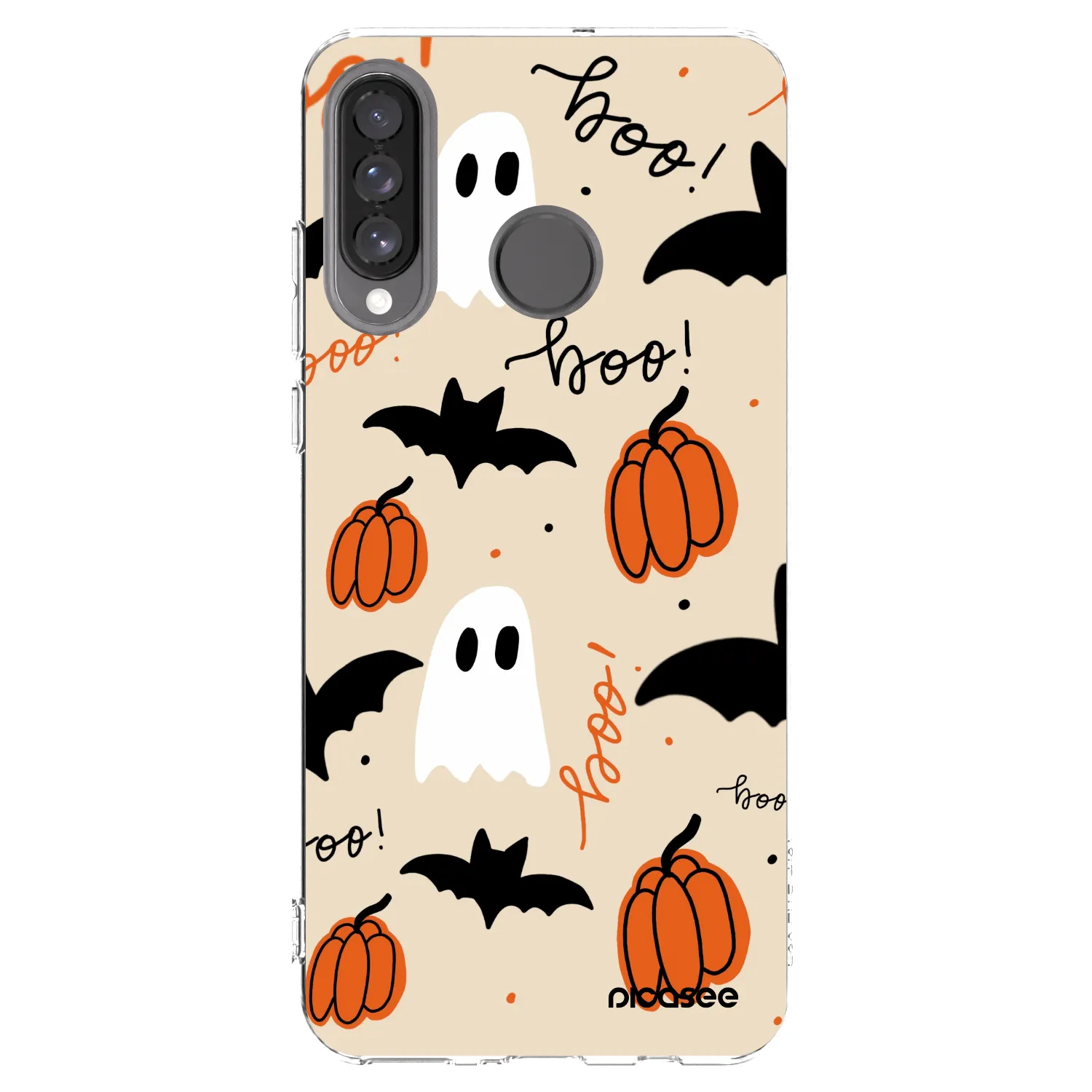 Picasee silikonowe przeźroczyste etui na Huawei P30 Lite - Halloween 26