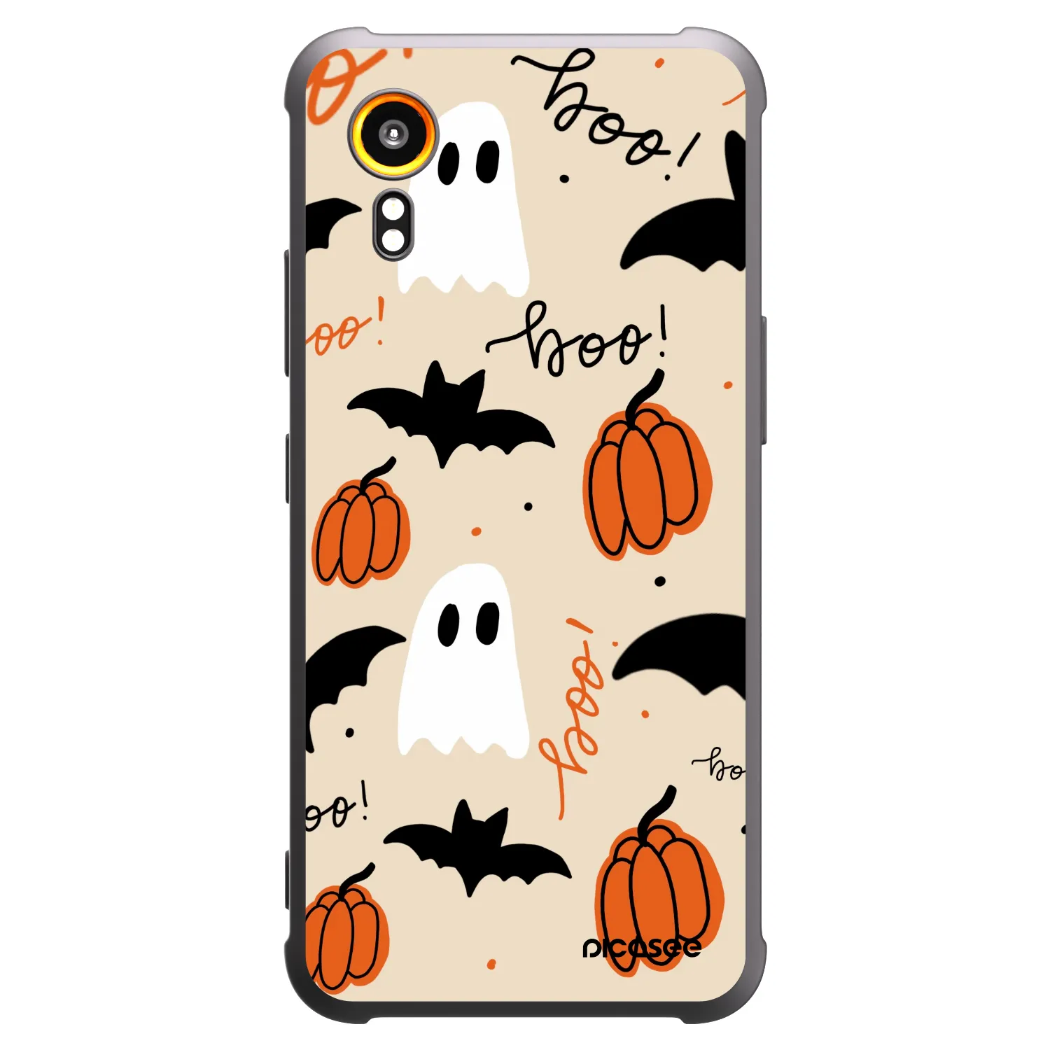 Picasee silikonowe czarne etui na Samsung Galaxy XCover 7 - Halloween 26