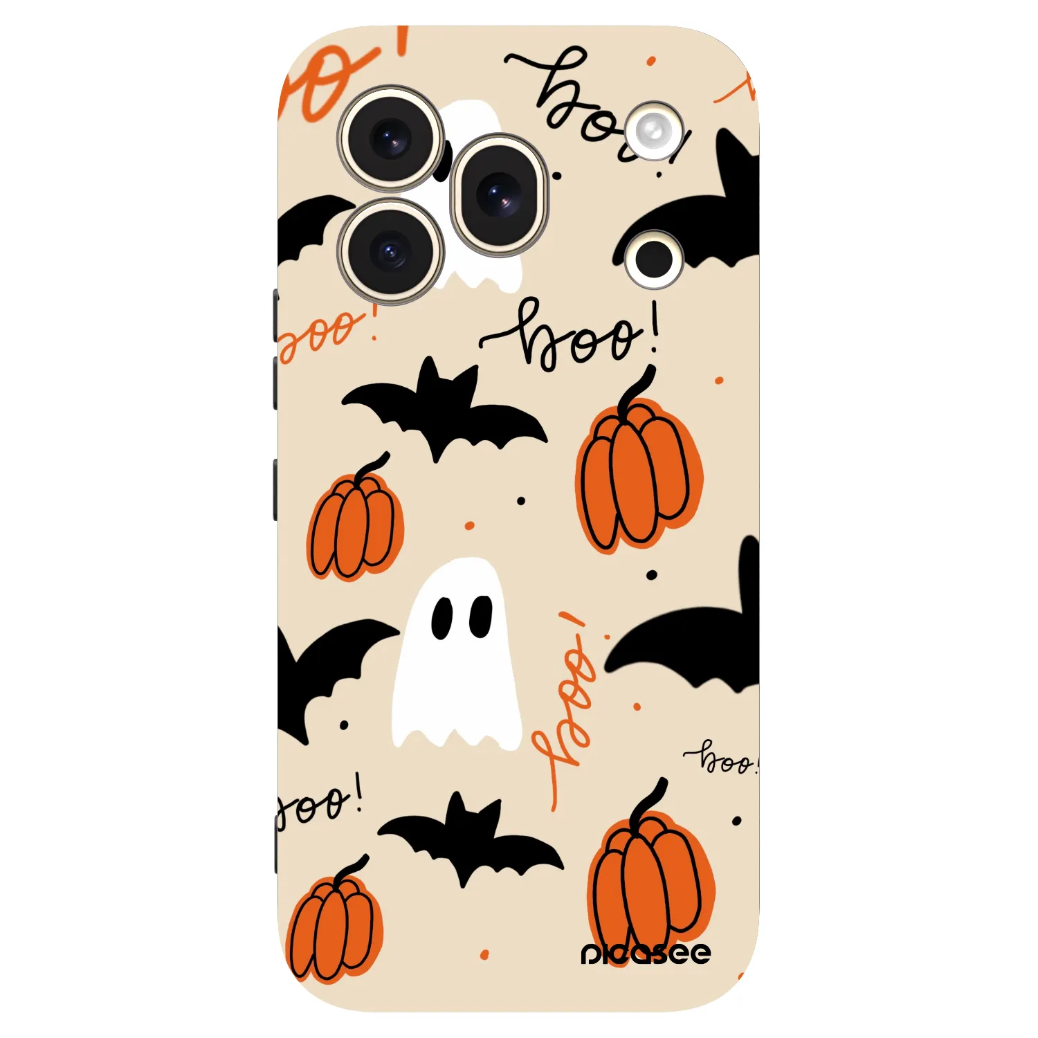Picasee silikonowe czarne etui na Honor 600 Pro - Halloween 26