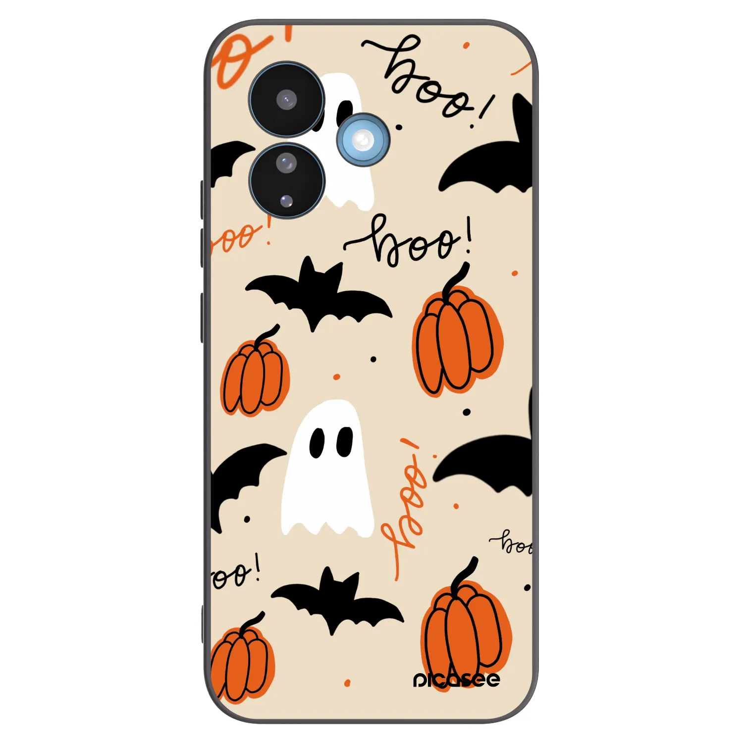 Picasee silikonowe czarne etui na Xiaomi Redmi Note 17 Pro 5G - Halloween 26
