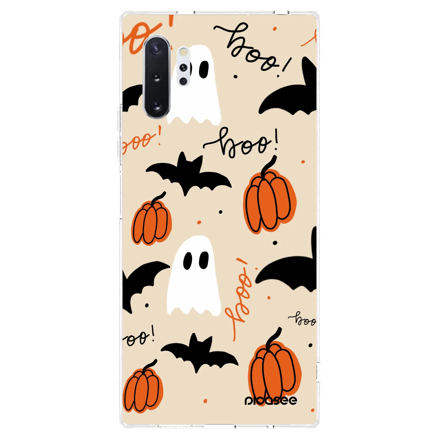 Picasee silikonowe przeźroczyste etui na Samsung Galaxy Note 10+ N975F - Halloween 26