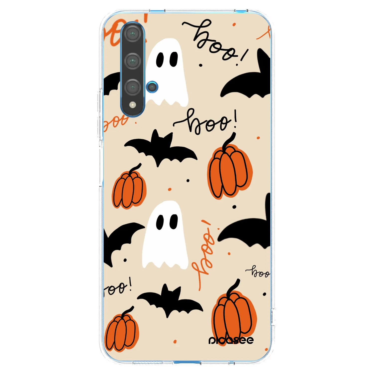 Picasee silikonowe przeźroczyste etui na Huawei Nova 5T - Halloween 26