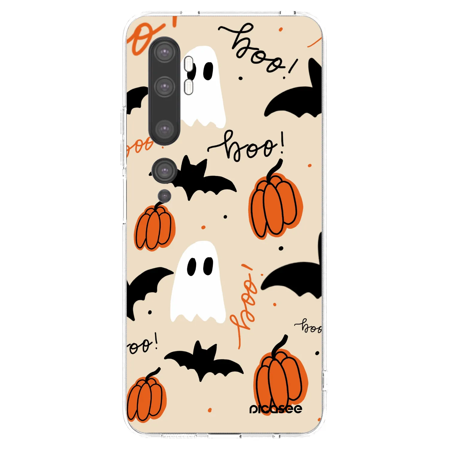 Picasee silikonowe przeźroczyste etui na Xiaomi Mi Note 10 (Pro) - Halloween 26