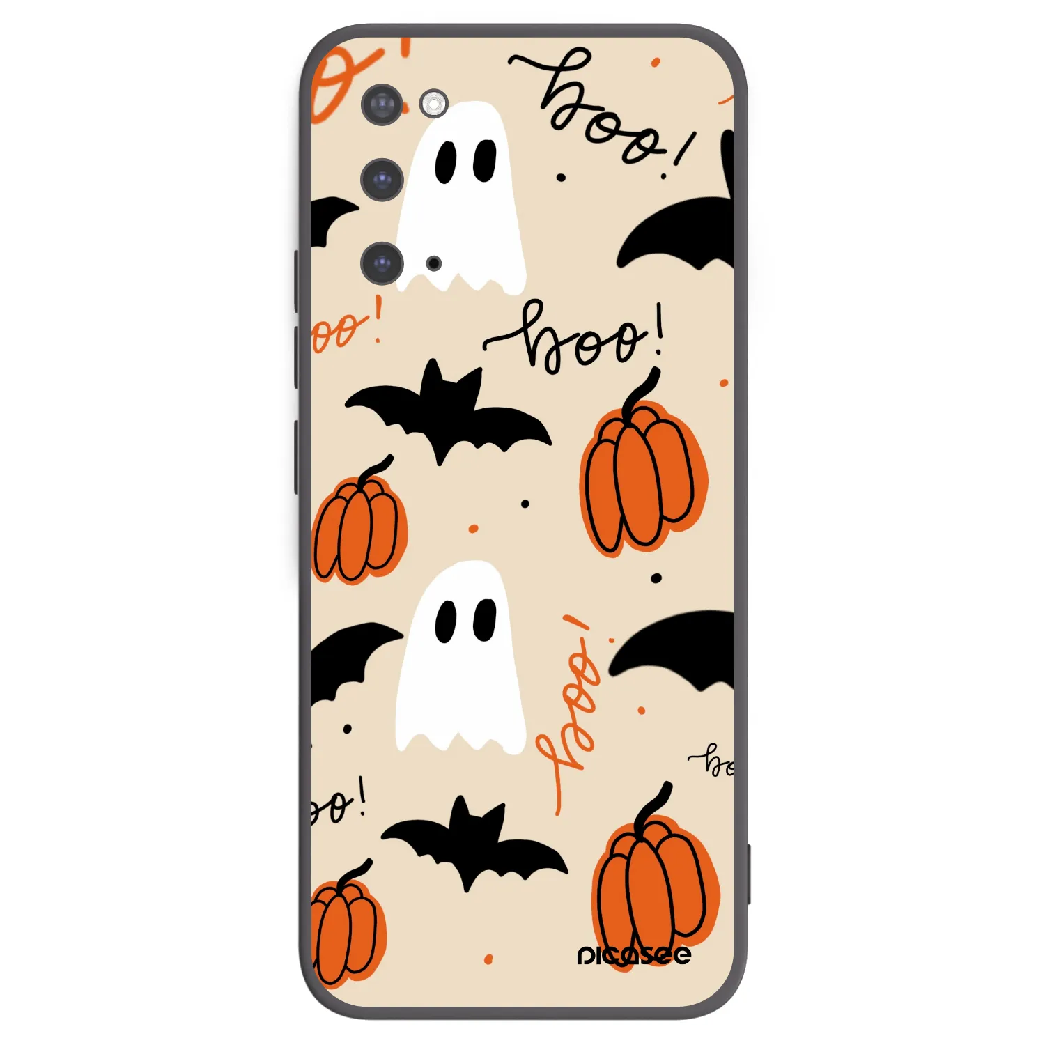 Picasee silikonowe czarne etui na Samsung Galaxy S20 G980F - Halloween 26