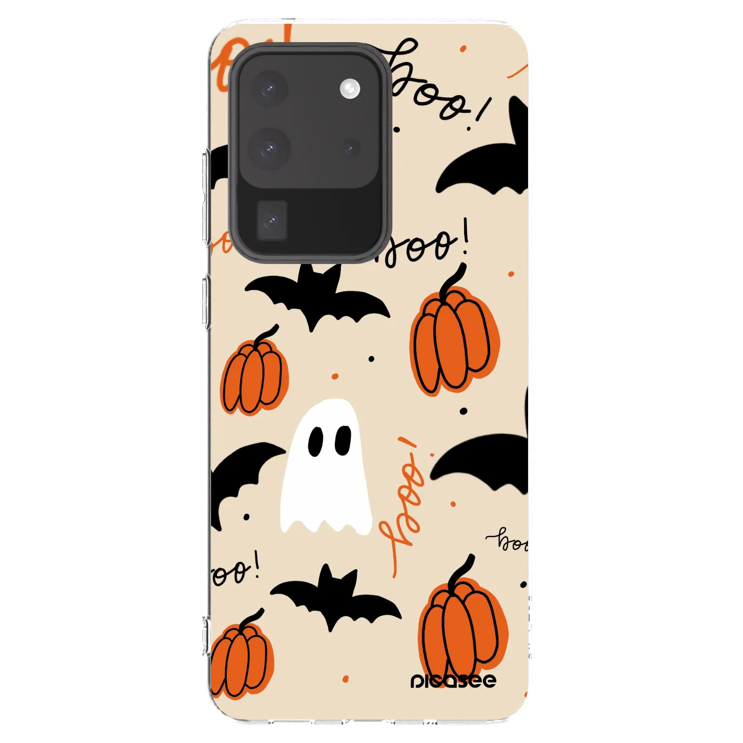 Picasee silikonowe przeźroczyste etui na Samsung Galaxy S20 Ultra 5G G988F - Halloween 26