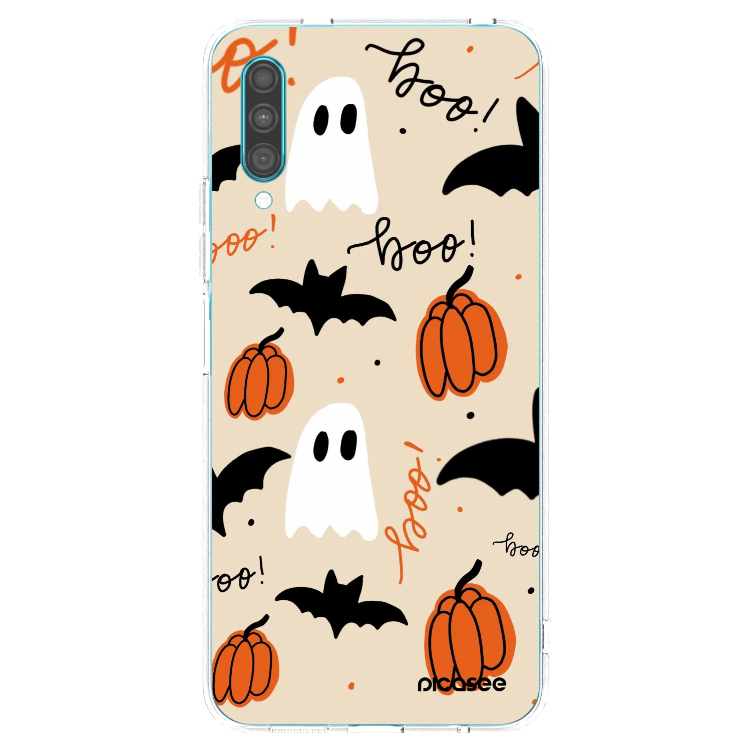 Picasee silikonowe przeźroczyste etui na Samsung Galaxy A30s A307F - Halloween 26