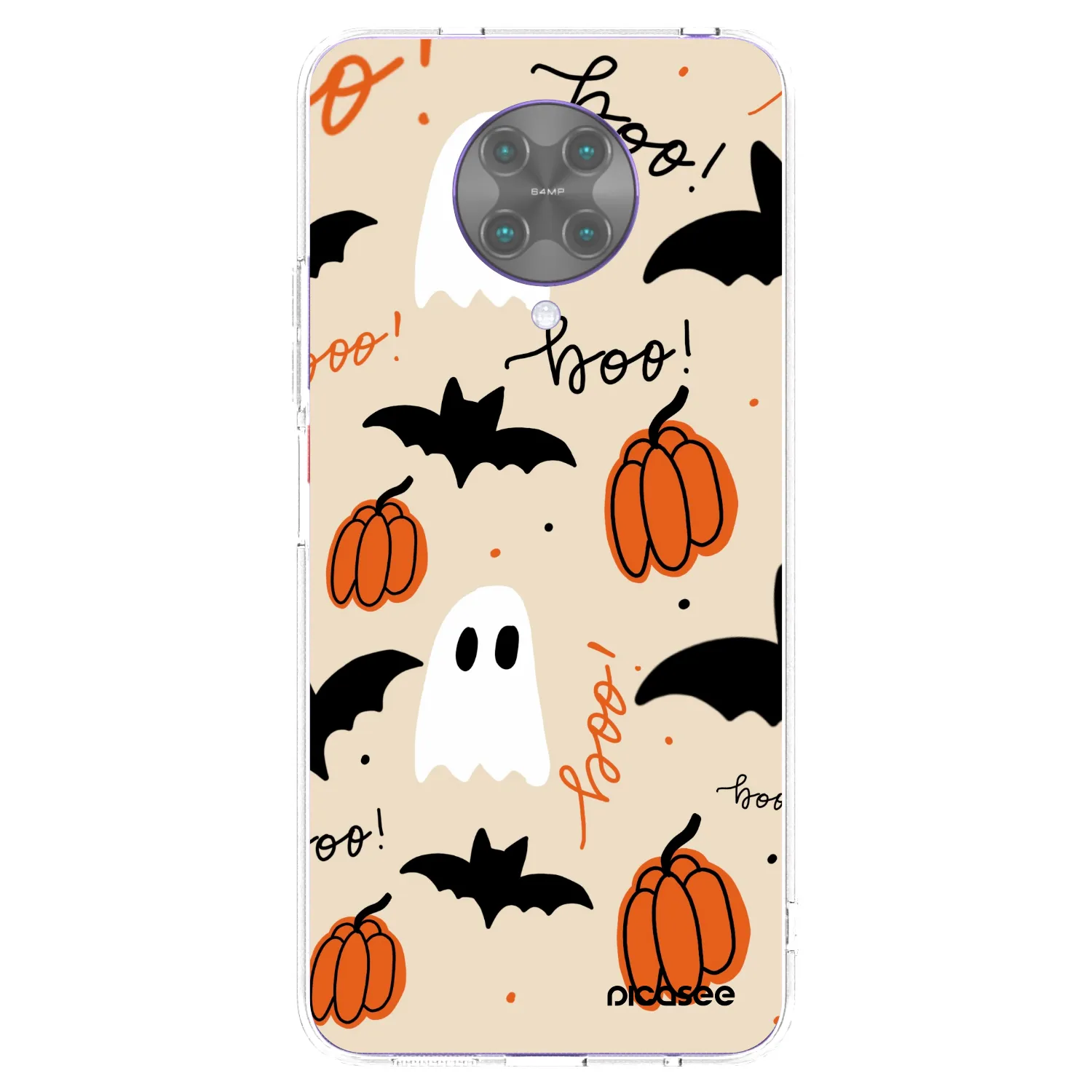 Picasee silikonowe przeźroczyste etui na Xiaomi Poco F2 Pro - Halloween 26