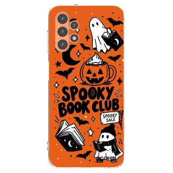 Picasee silikonowe przeźroczyste etui na Samsung Galaxy A13 4G A135 - Spooky book club