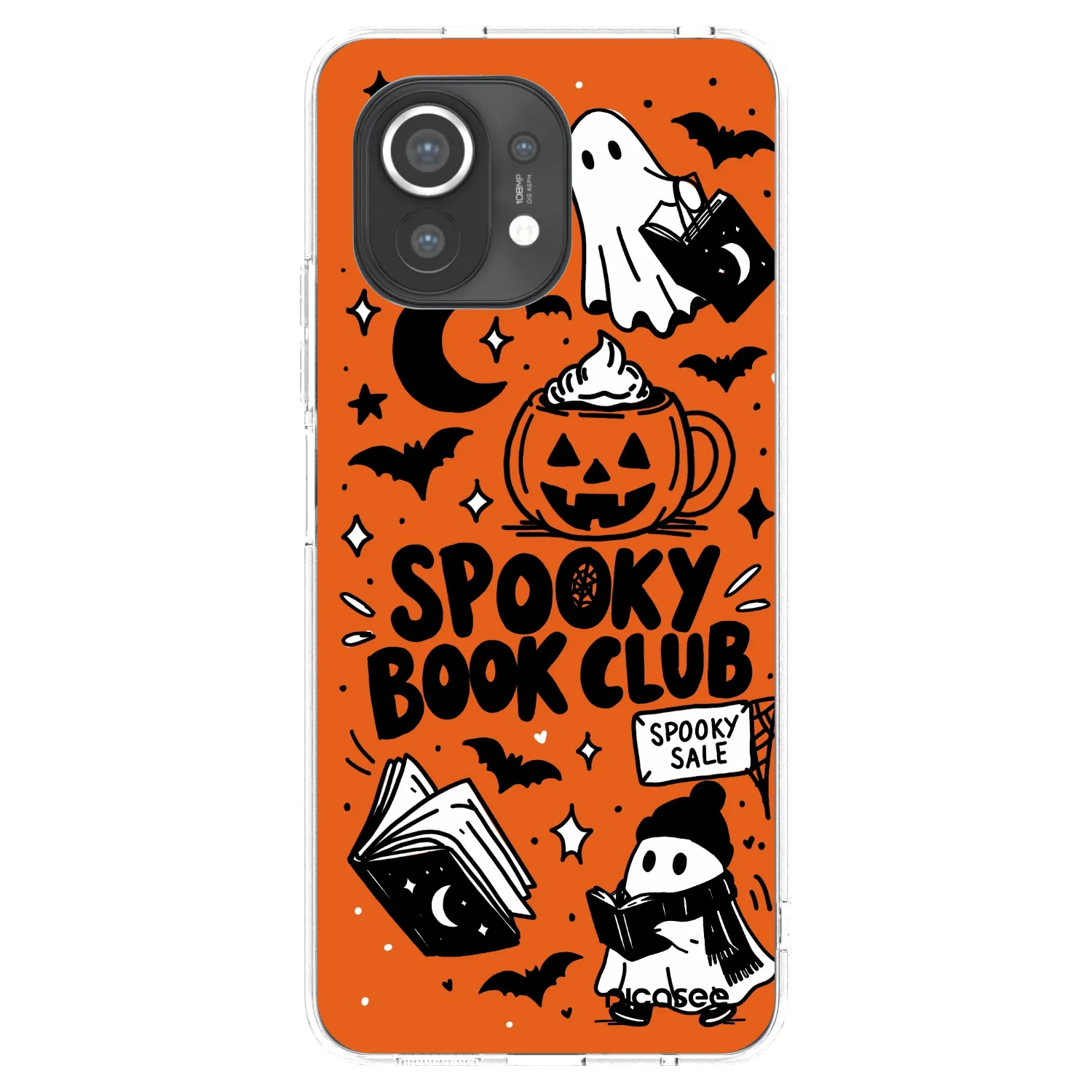 Picasee silikonowe przeźroczyste etui na Xiaomi Mi 11 - Spooky book club