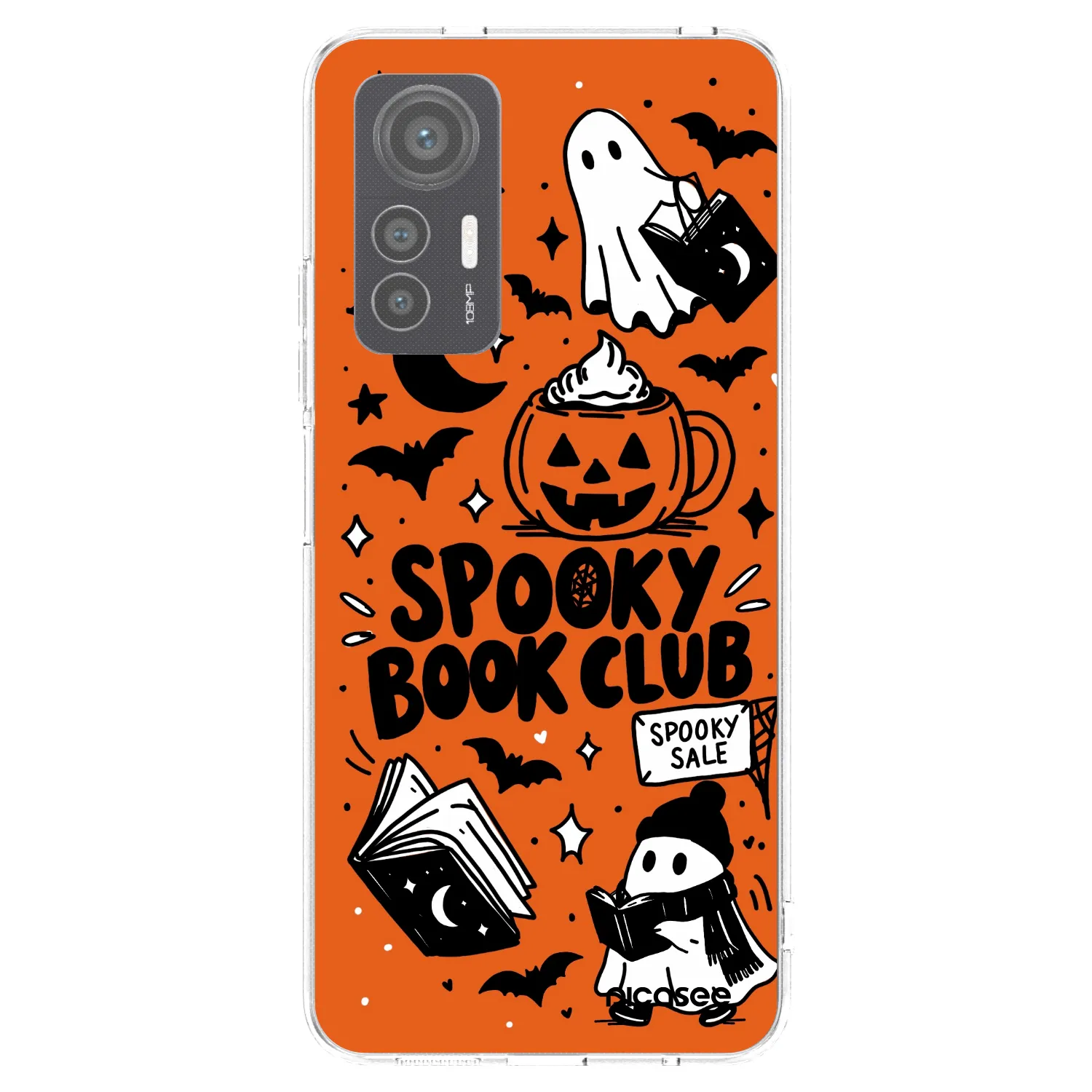 Picasee silikonowe przeźroczyste etui na Xiaomi 12 Lite - Spooky book club
