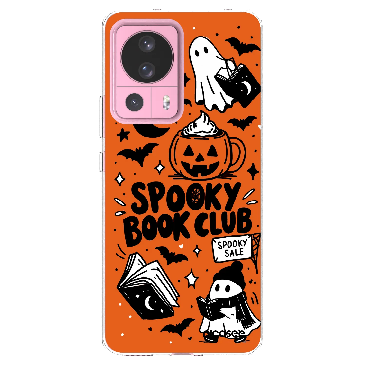 Picasee silikonowe przeźroczyste etui na Xiaomi 13 Lite - Spooky book club