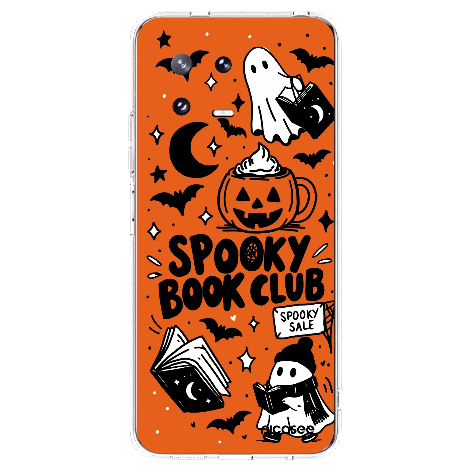 Picasee silikonowe przeźroczyste etui na Xiaomi 13 Pro - Spooky book club
