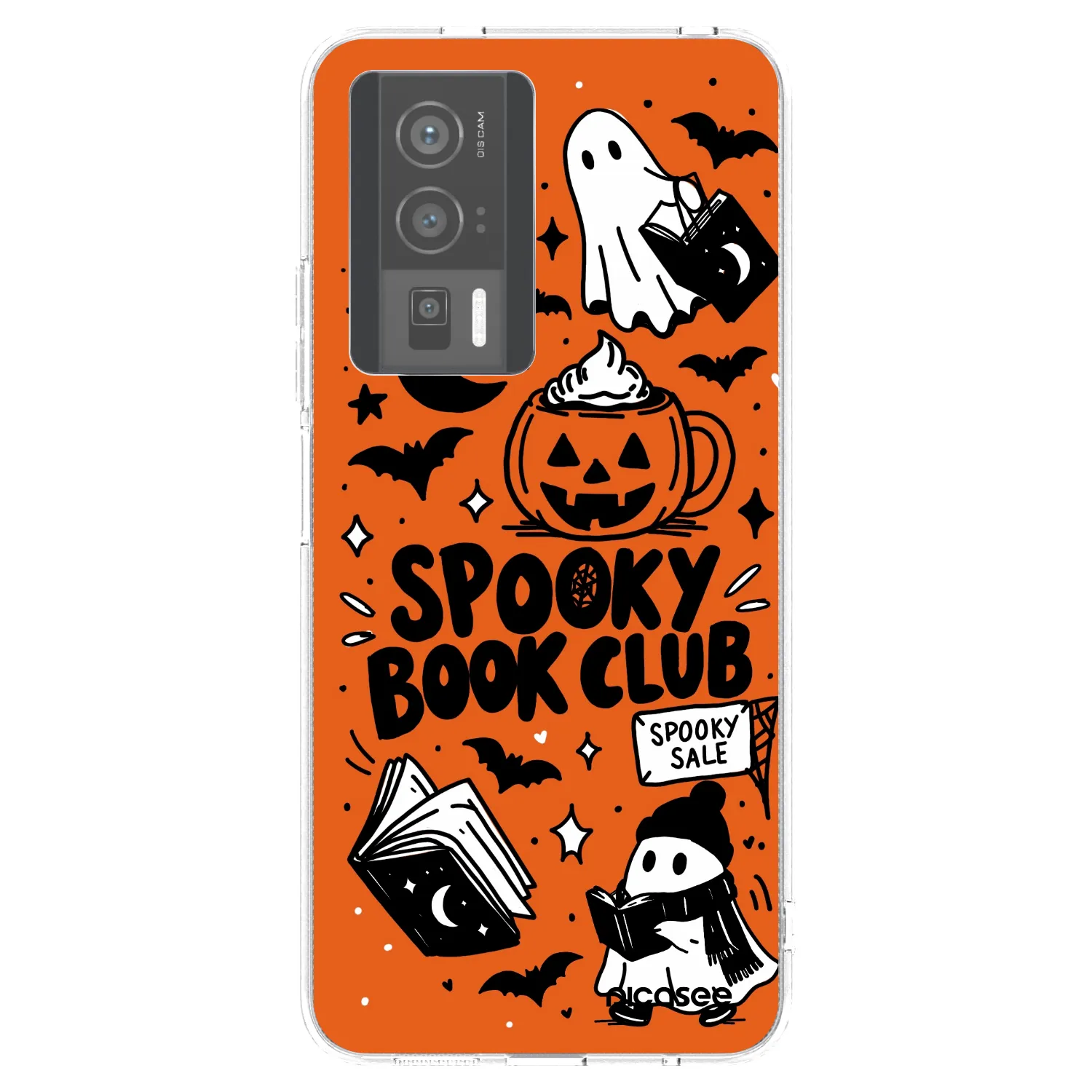 Picasee silikonowe przeźroczyste etui na Xiaomi Poco F5 Pro 5G - Spooky book club