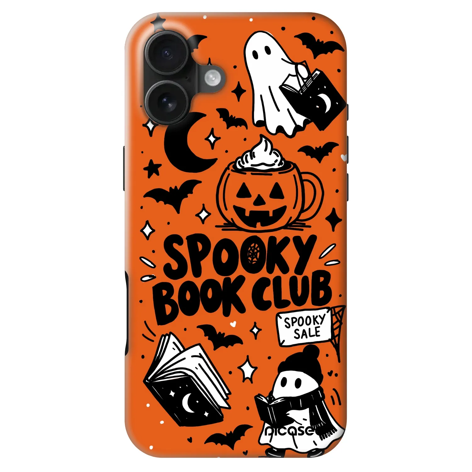 Picasee Fashion Case MagSafe na Apple iPhone 16 Plus - Spooky book club