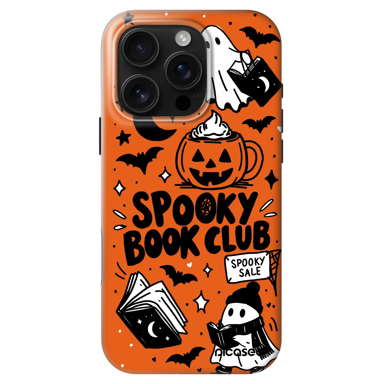 Picasee Fashion Case MagSafe na Apple iPhone 16 Pro - Spooky book club