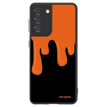 Picasee ULTIMATE CASE na Samsung Galaxy S21 5G G991B - Orange spooky