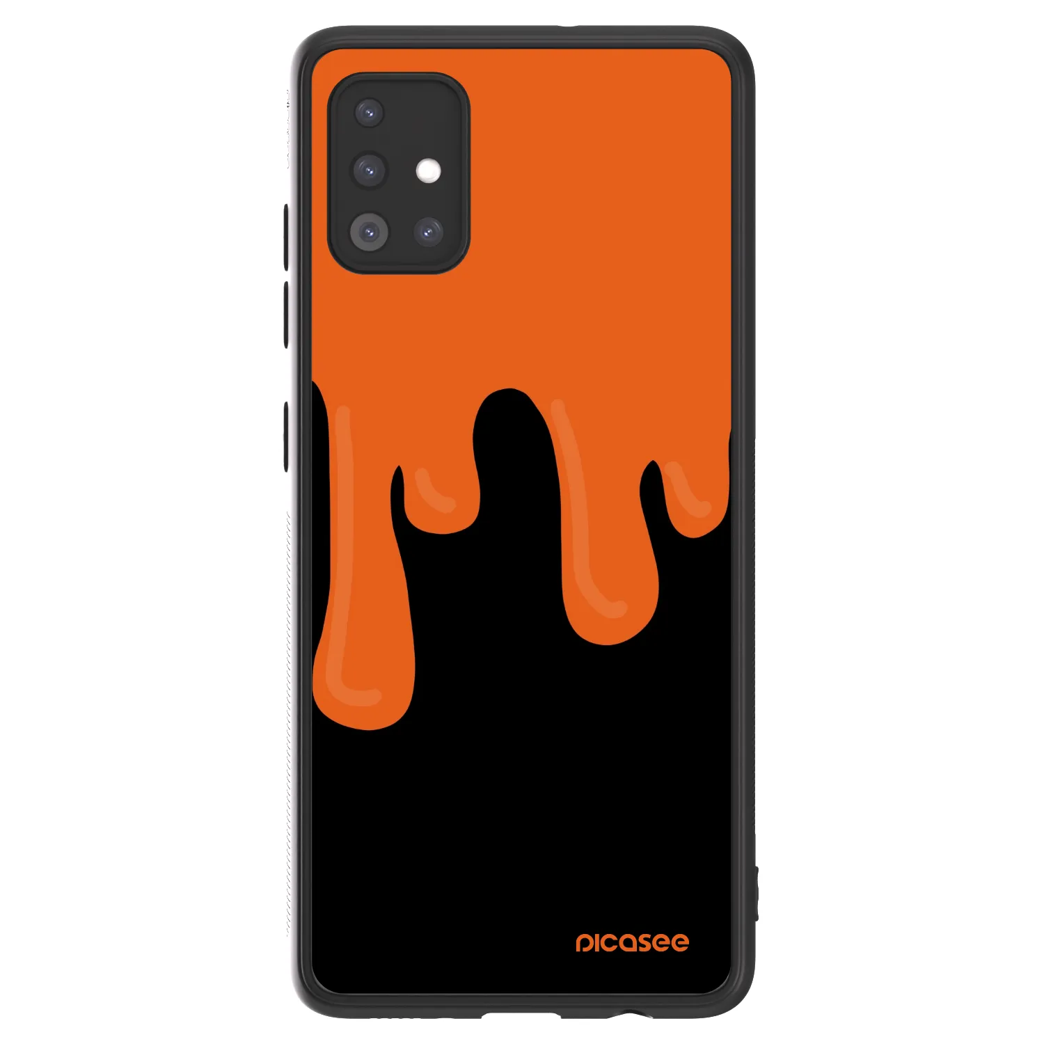 Picasee ULTIMATE CASE na Samsung Galaxy A51 A515F - Orange spooky