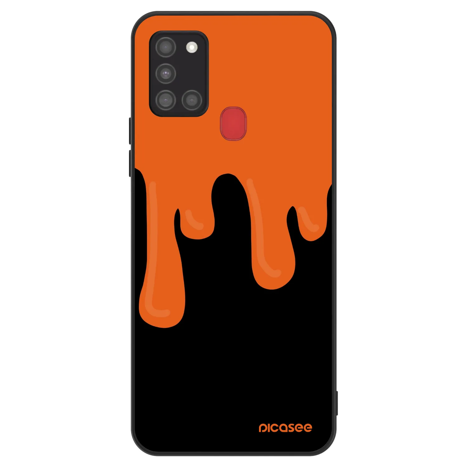 Picasee ULTIMATE CASE na Samsung Galaxy A21s - Orange spooky