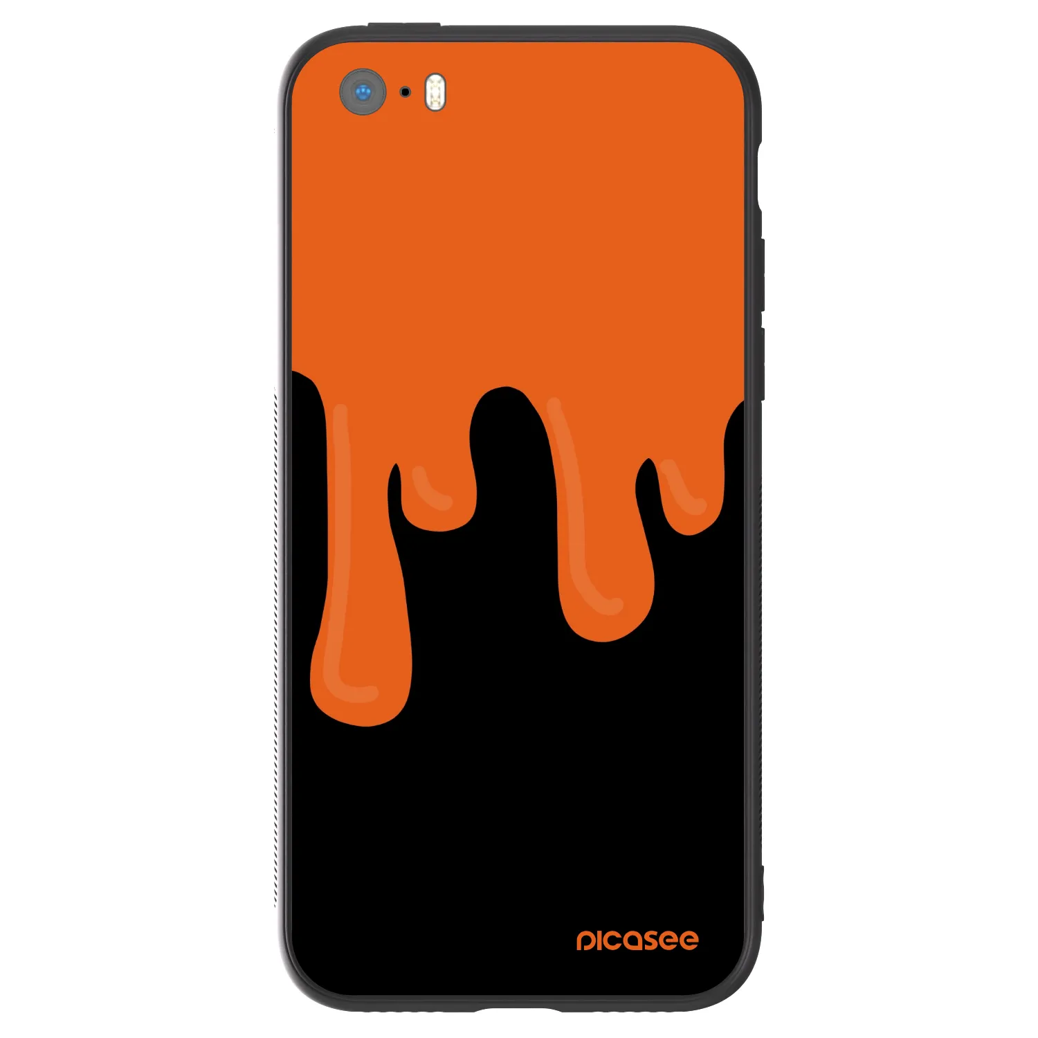 Picasee ULTIMATE CASE na Apple iPhone 5/5S/SE - Orange spooky