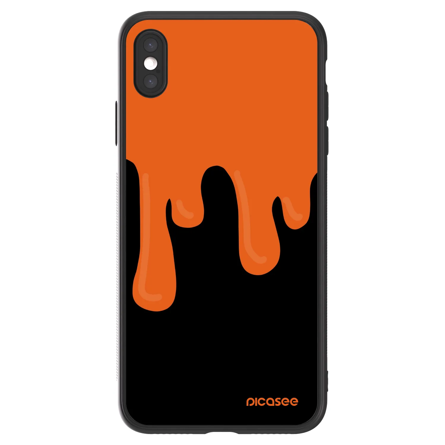 Picasee ULTIMATE CASE na Apple iPhone XS Max - Orange spooky