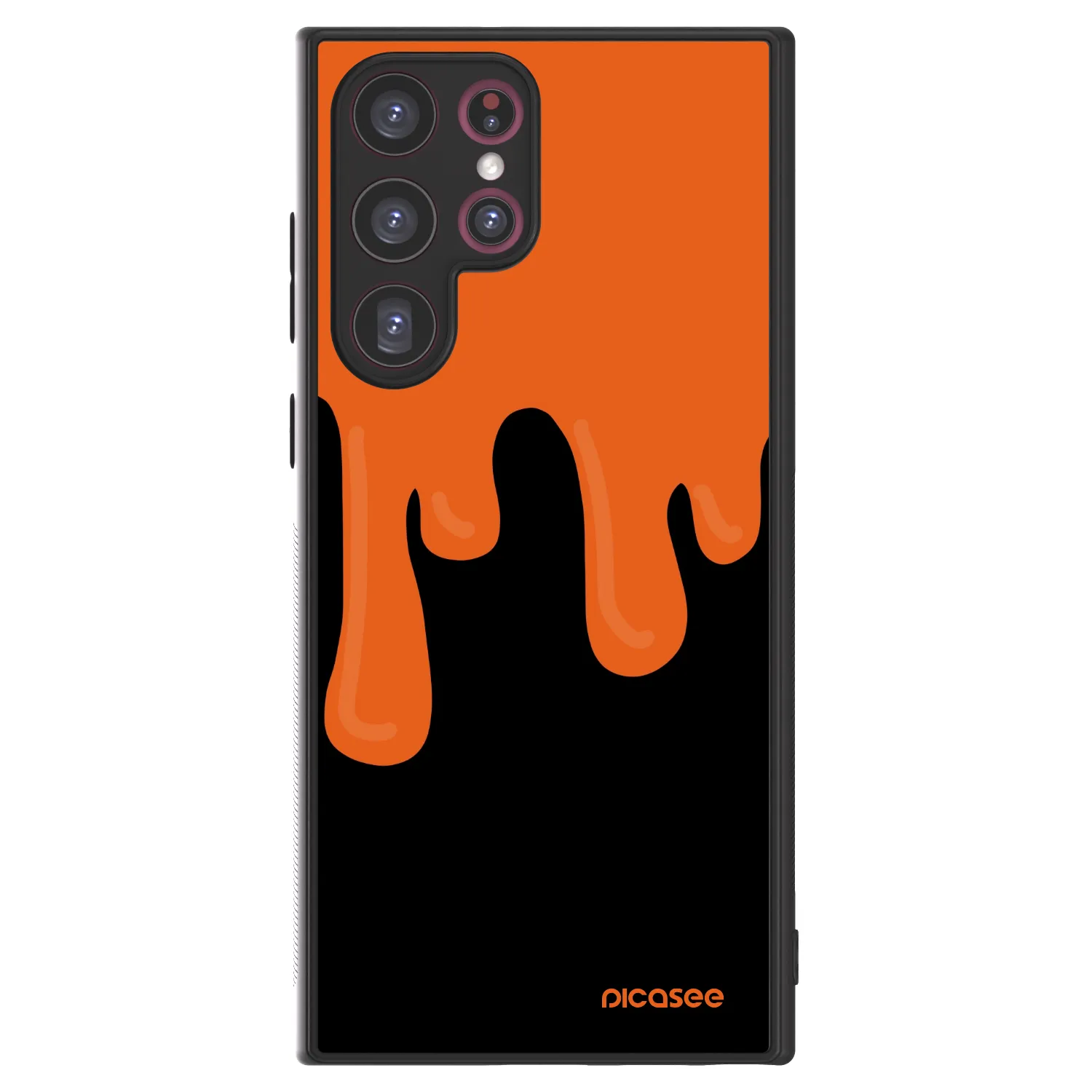 Picasee ULTIMATE CASE na Samsung Galaxy S22 Ultra 5G - Orange spooky
