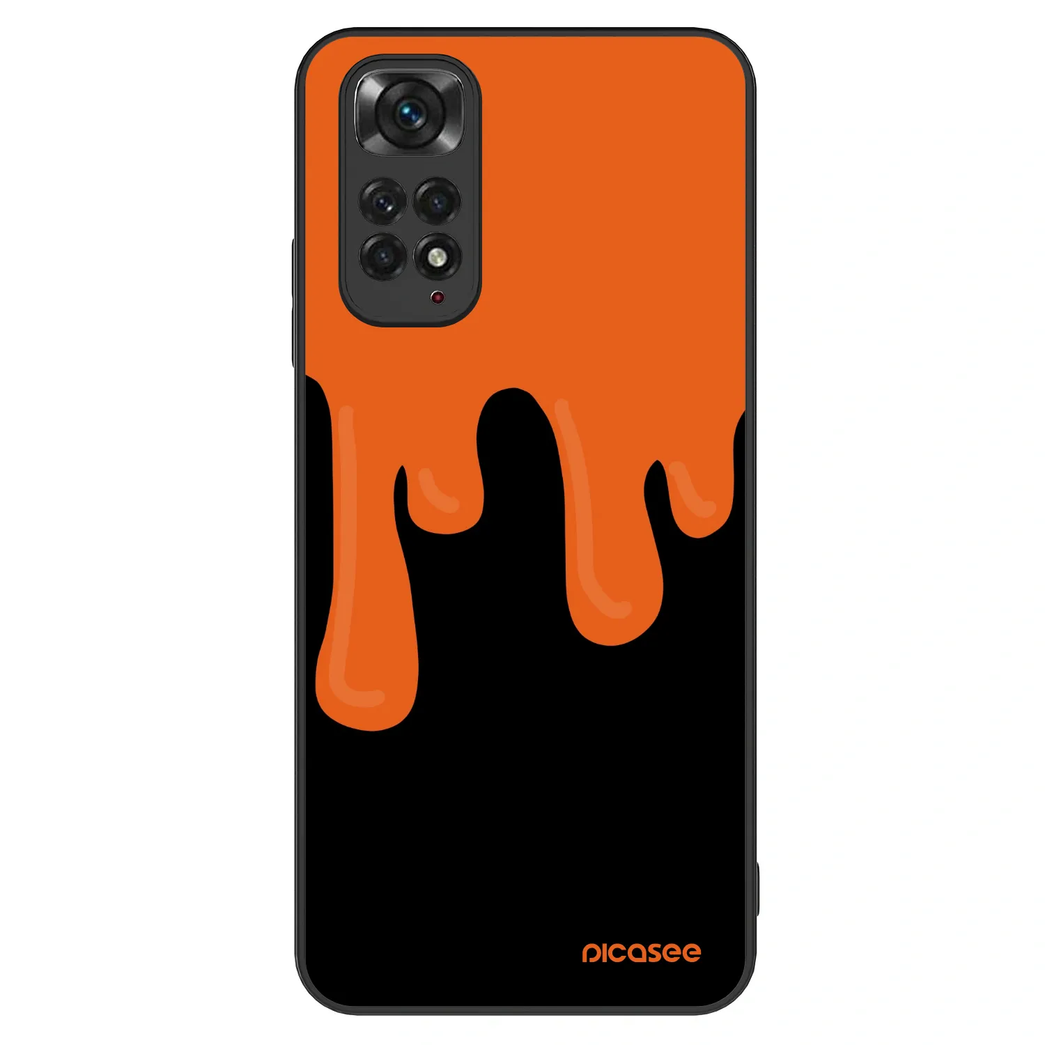 Picasee ULTIMATE CASE na Xiaomi Redmi Note 11 - Orange spooky