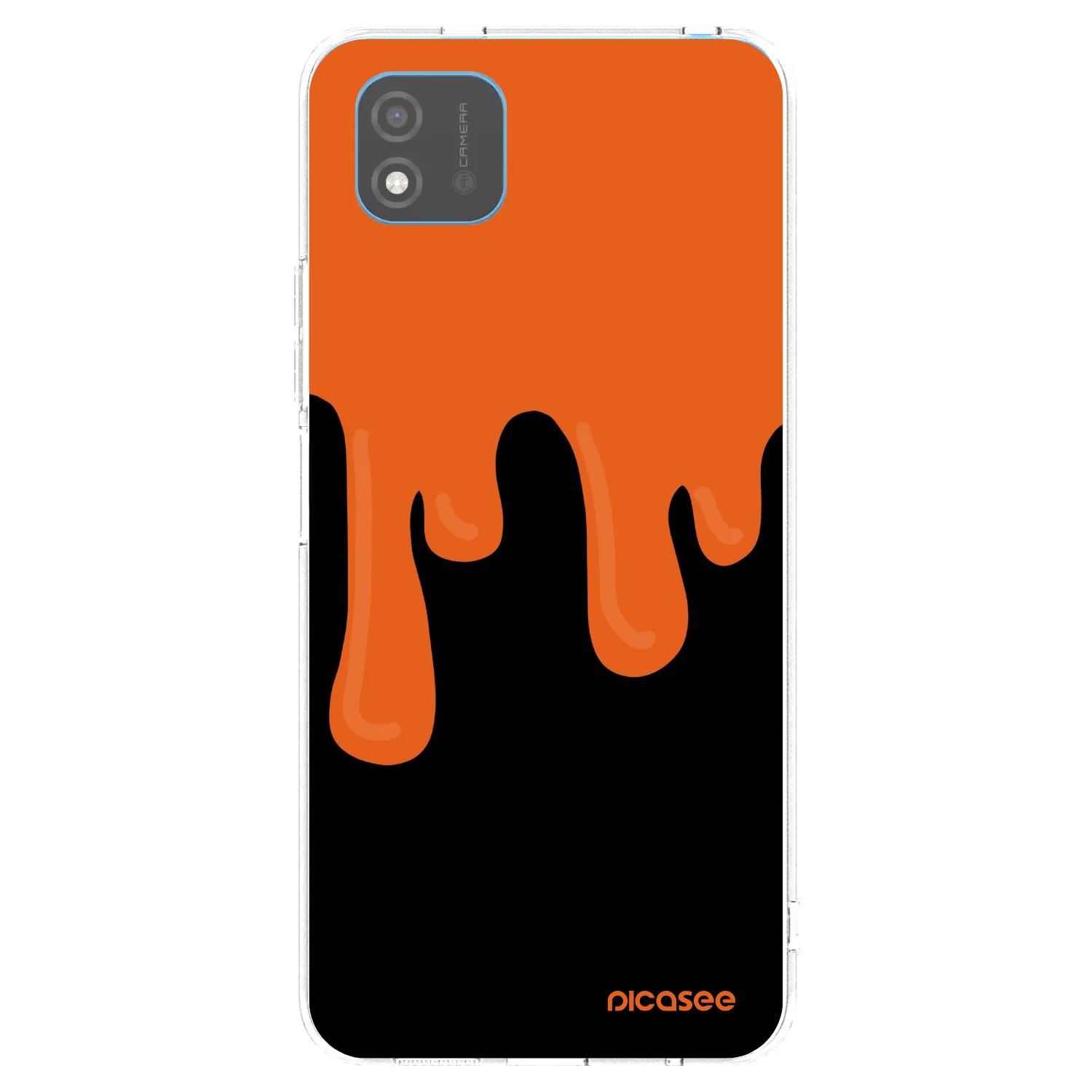 Picasee silikonowe przeźroczyste etui na Realme C11 (2021) - Orange spooky