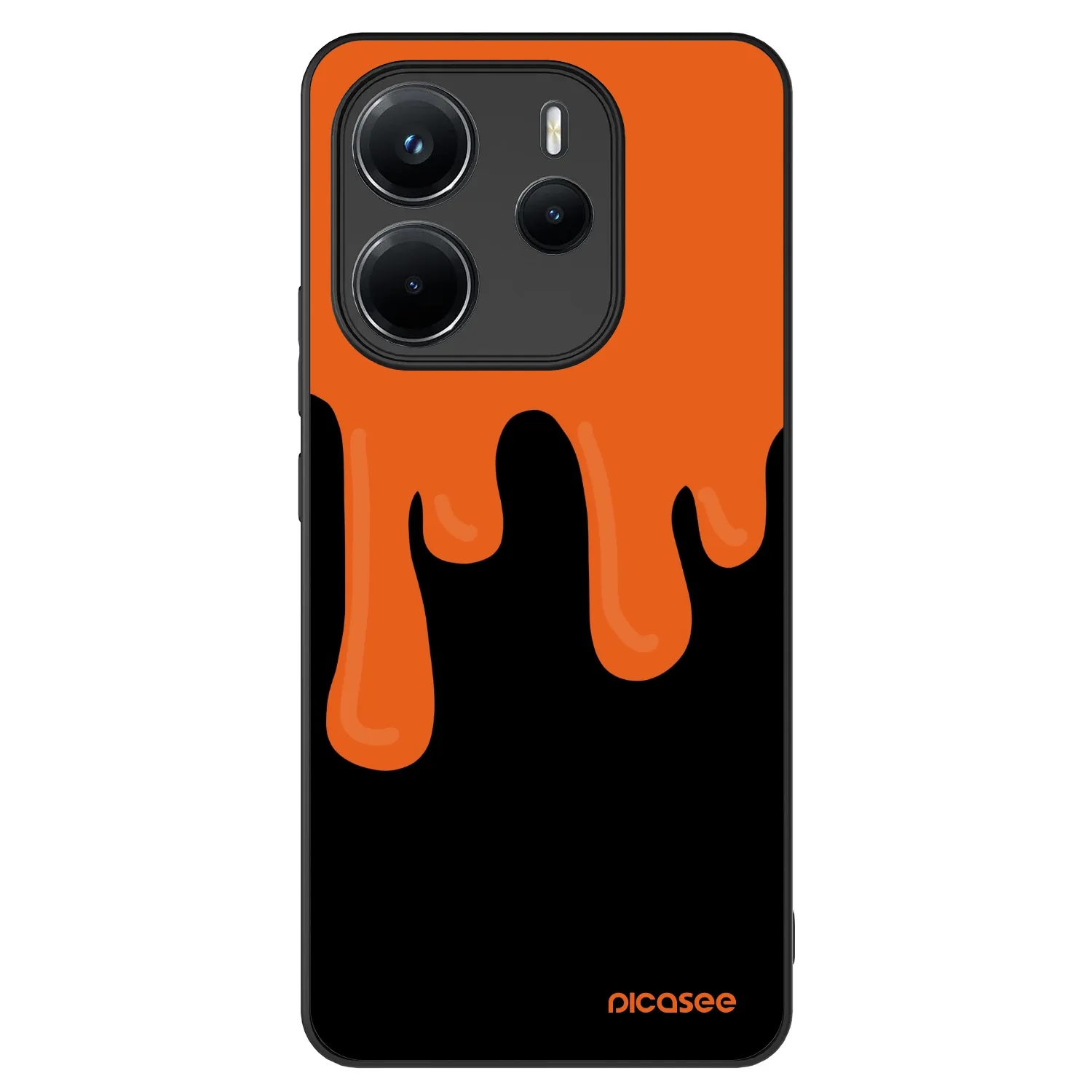 Picasee ULTIMATE CASE na Xiaomi Redmi Note 14 4G - Orange spooky