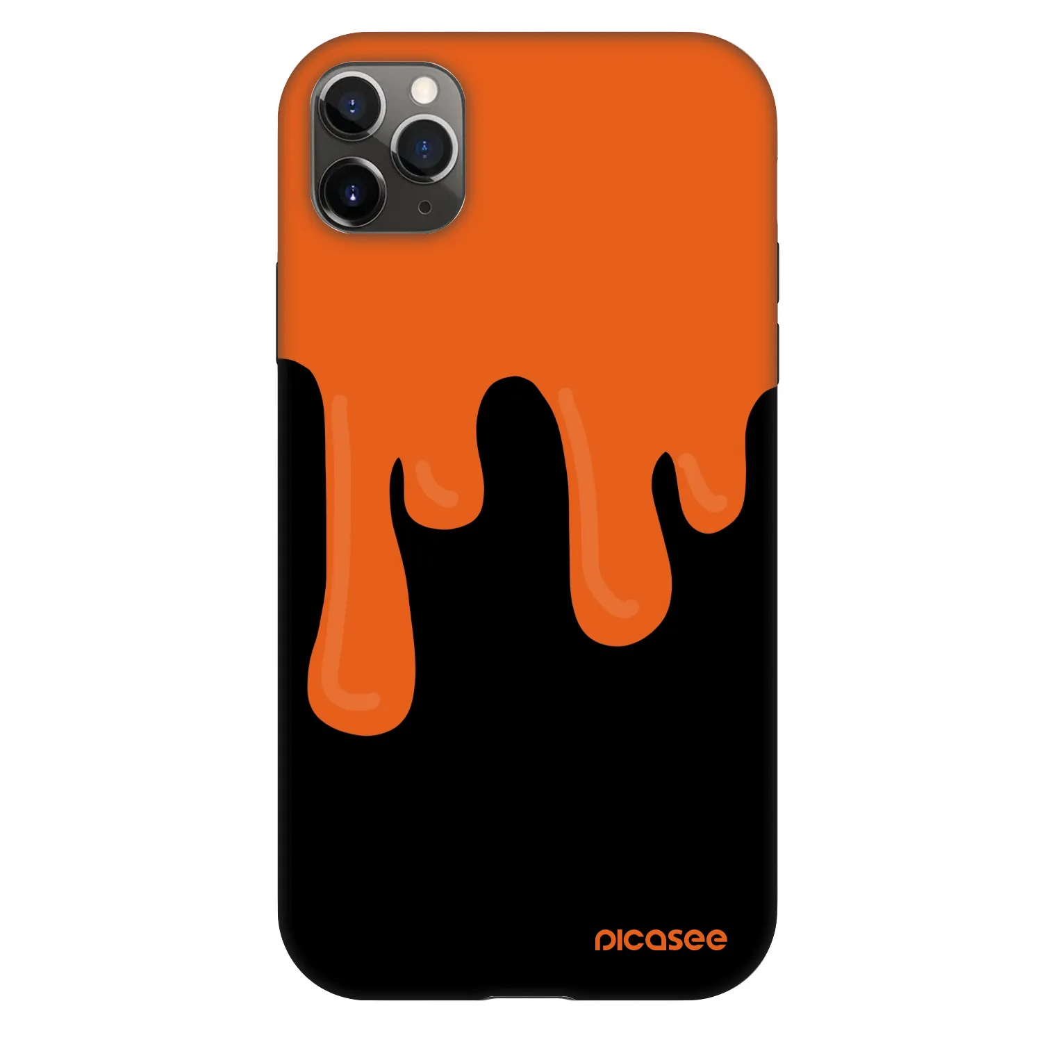 Picasee Fashion Case na Apple iPhone 11 Pro Max - Orange spooky