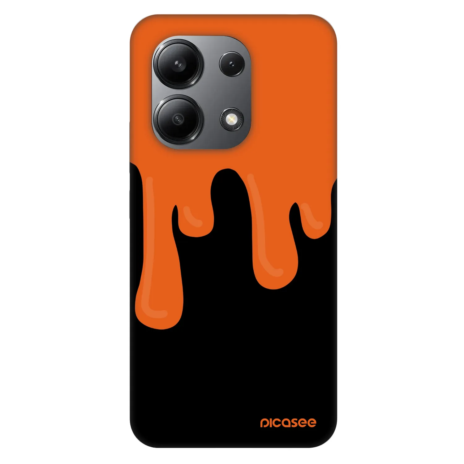 Picasee Fashion Case na Xiaomi Redmi Note 13 4G - Orange spooky