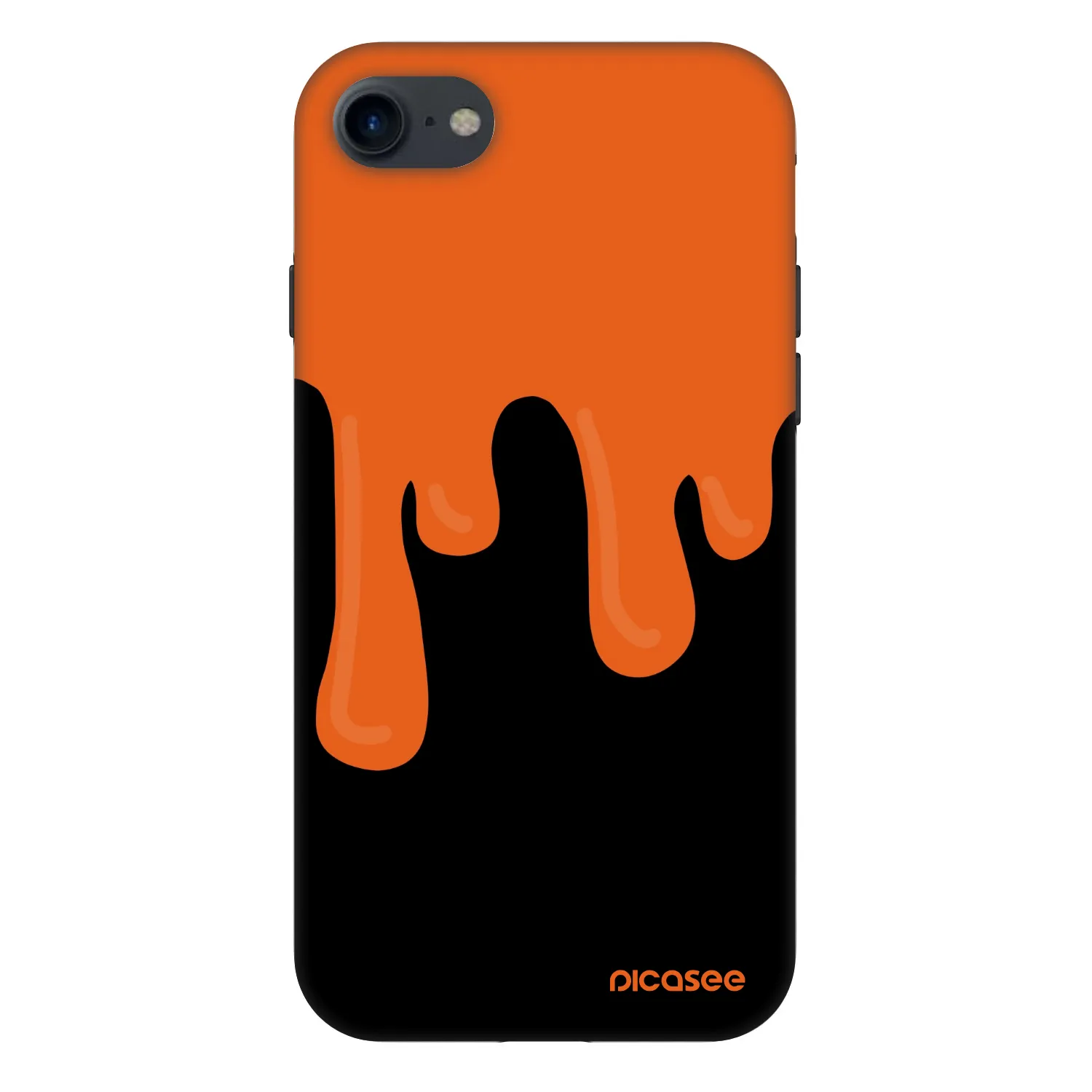 Picasee Fashion Case na Apple iPhone 7 - Orange spooky