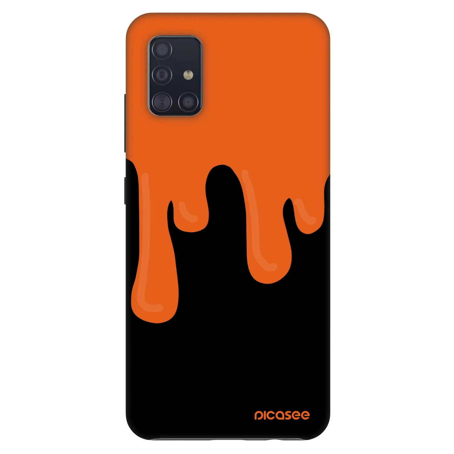 Picasee Fashion Case na Samsung Galaxy A51 A515F - Orange spooky