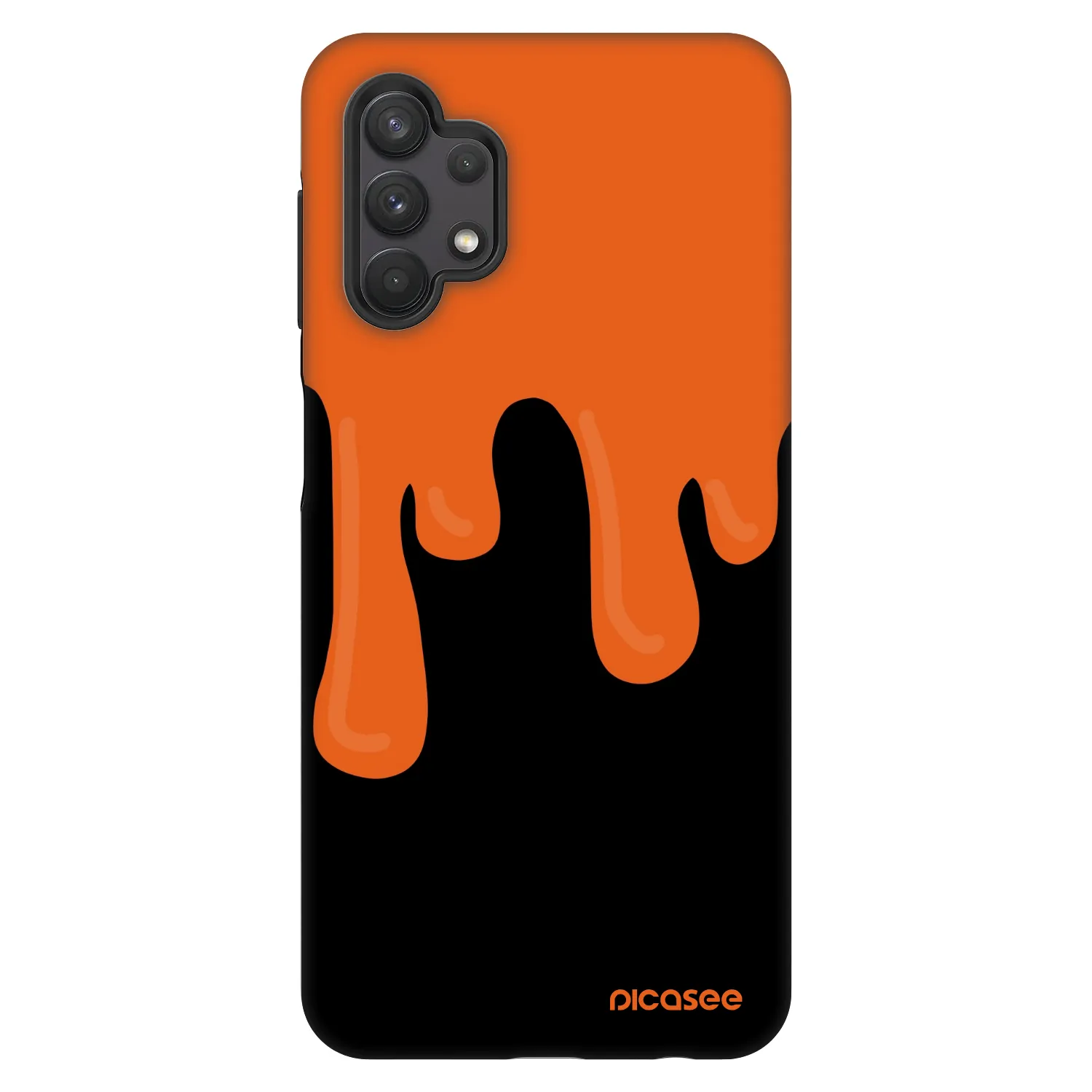 Picasee Fashion Case na Samsung Galaxy A32 5G A326B - Orange spooky