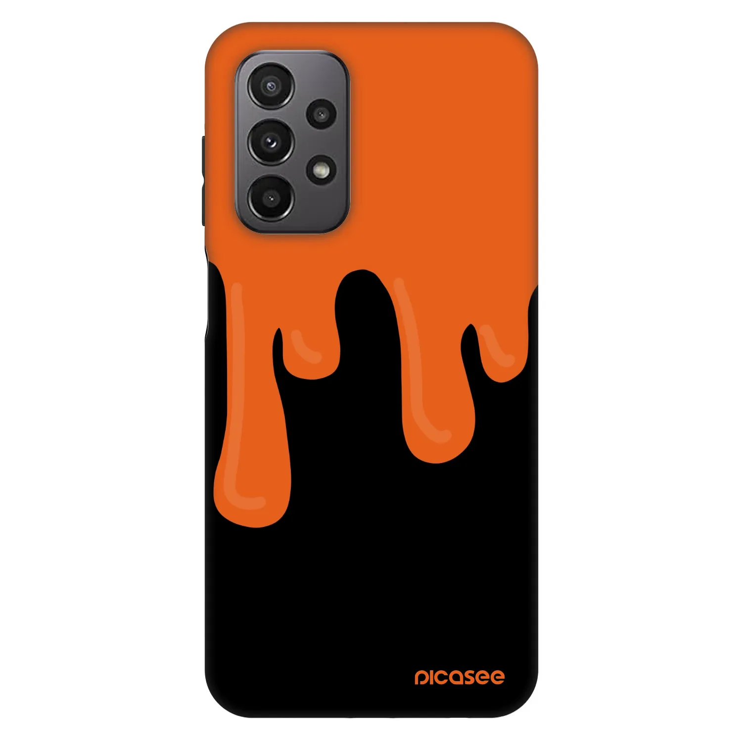 Picasee Fashion Case na Samsung Galaxy A23 A236B 5G - Orange spooky