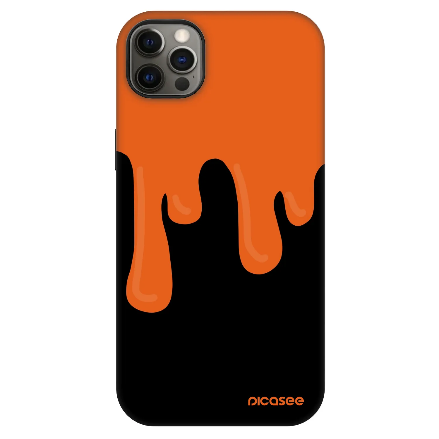 Picasee Fashion Case MagSafe na Apple iPhone 12 Pro Max - Orange spooky