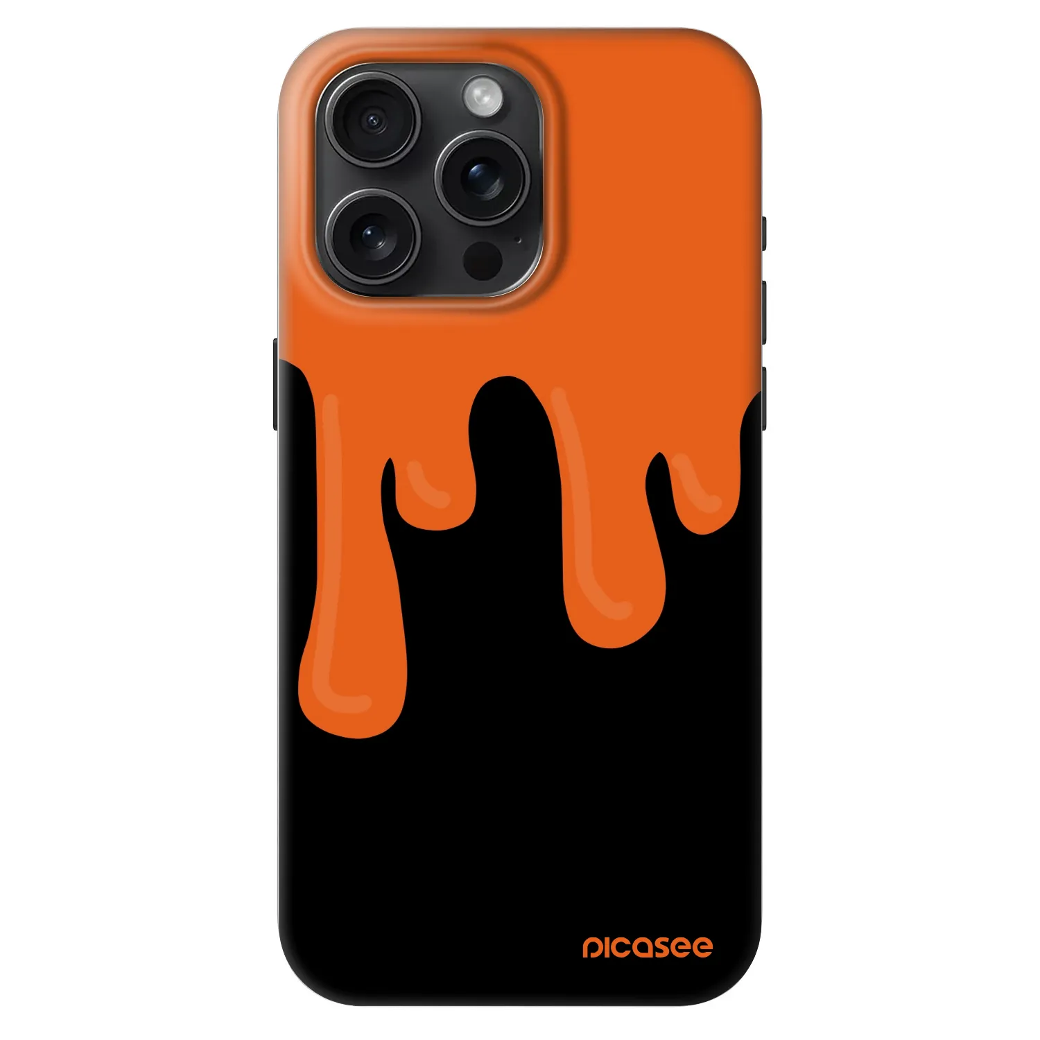 Picasee Fashion Case MagSafe na Apple iPhone 15 Pro Max - Orange spooky